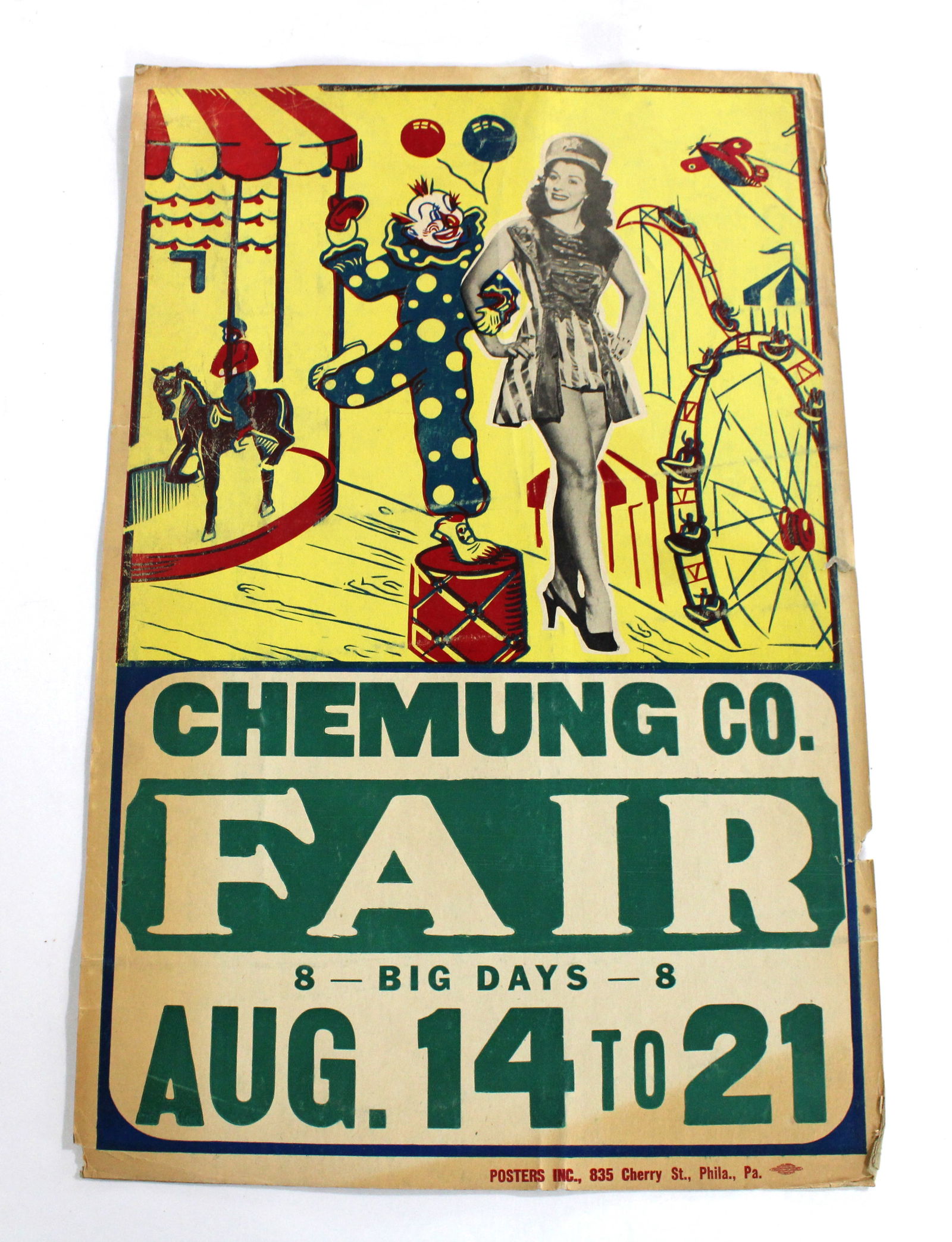 Chemung County Fair Circus Poster (1 of 2)