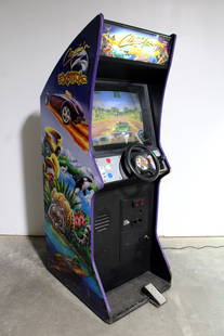 Midway Cruis'n Exotica Upright Arcade Game: Midway Cruis'n Exotica Upright Arcade Game. Working. This item requires third-party shipping or pickup arrangements to be made. Dimensions: 79 x 27 x 41