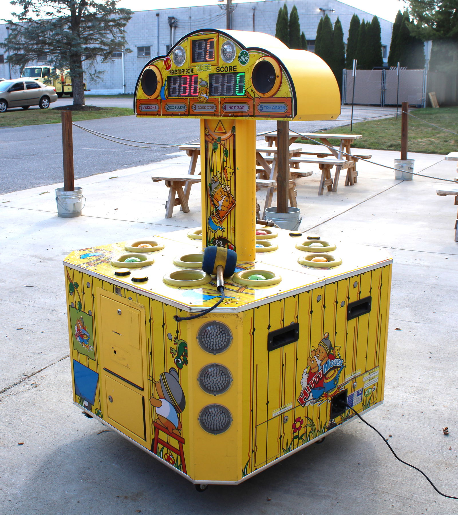Hitty Mouse "Wack-A-Mole Style" Two-Player Kid's Wacking Arcade Game (1 of 5)