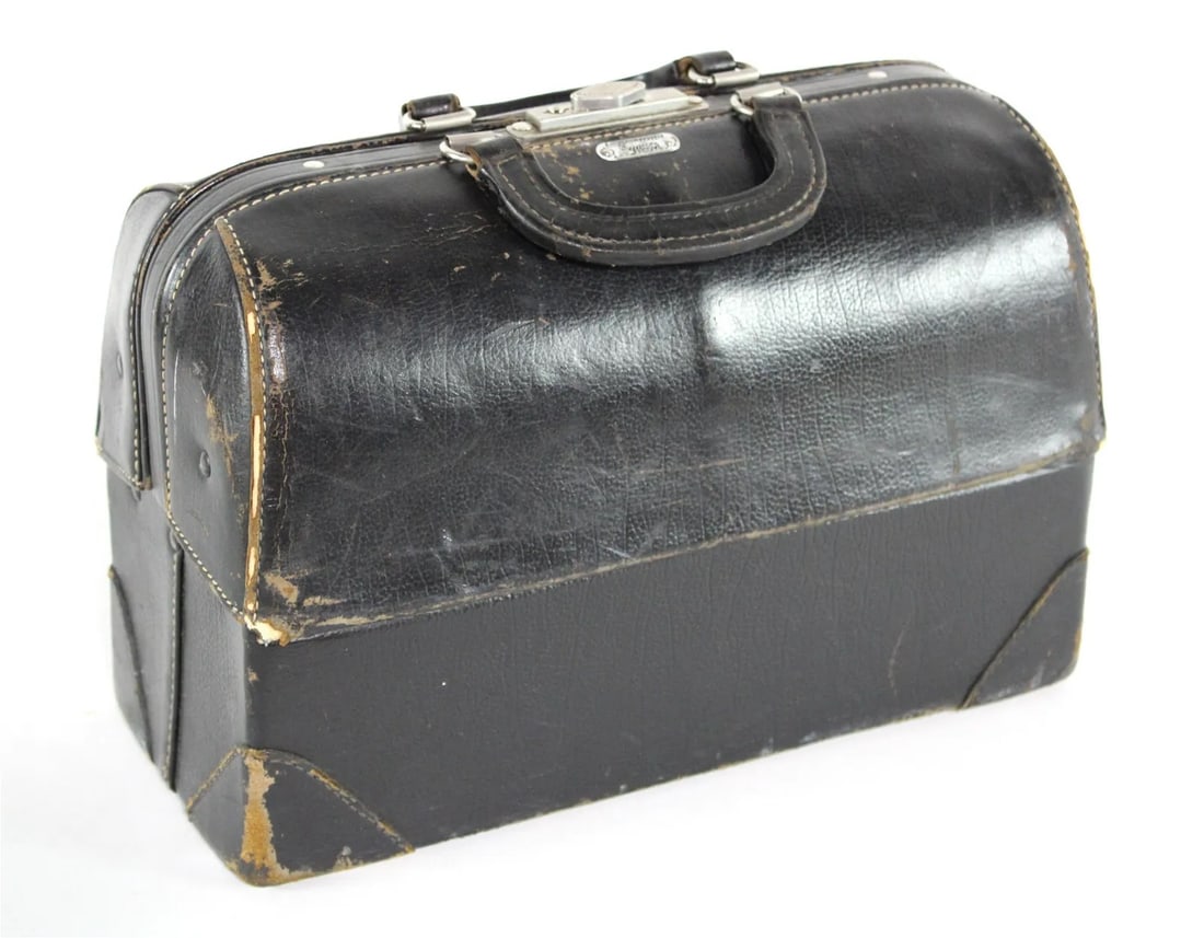 Leather Schell Emdee Doctor Bag (1 of 4)