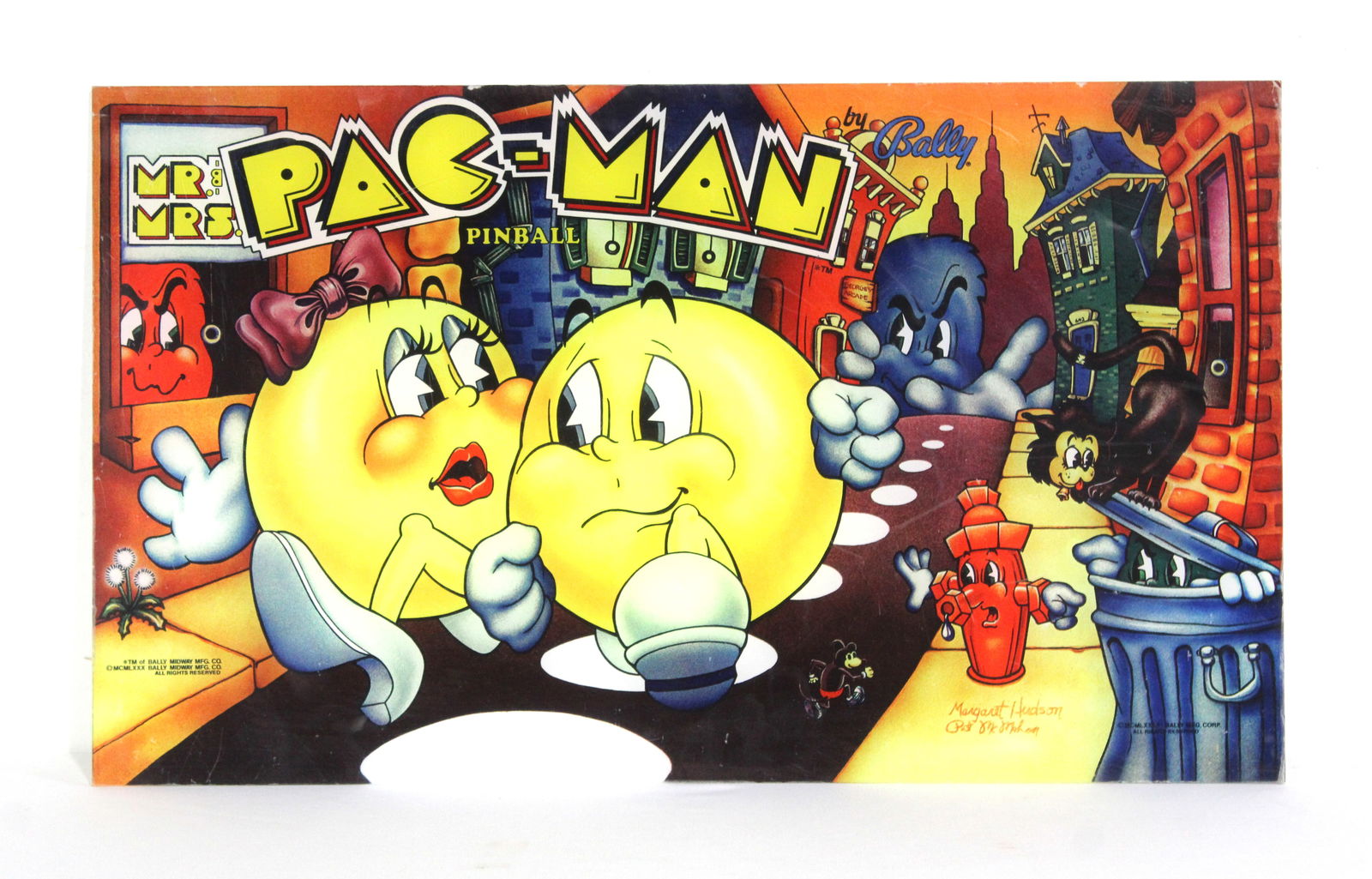 Mr. & Mrs. Pac-Man Pinball Reproduction Plexi (1 of 1)