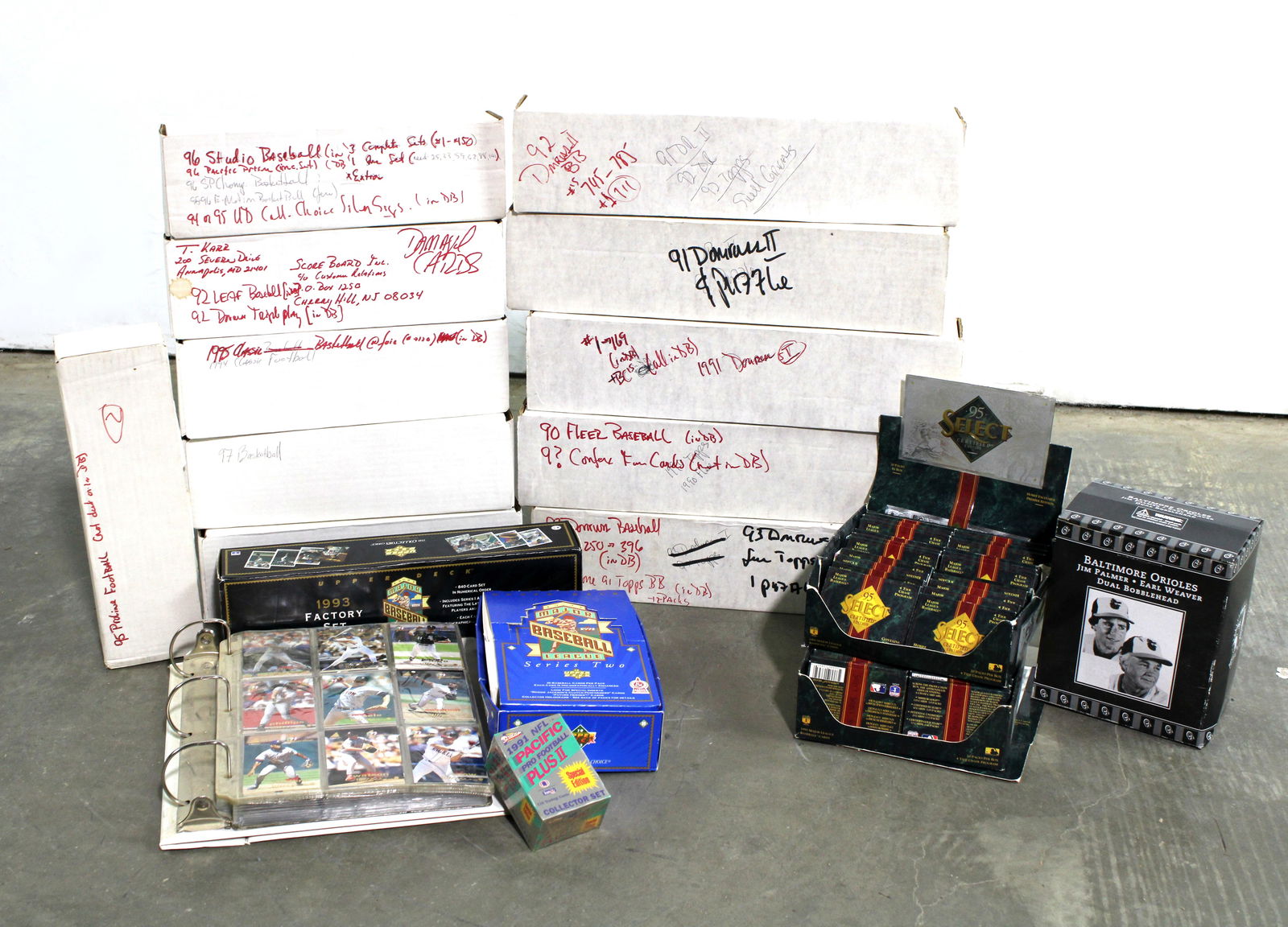 Baseball, Football and Basketball Assorted Trading Cards, Lot 3 (1 of 2)