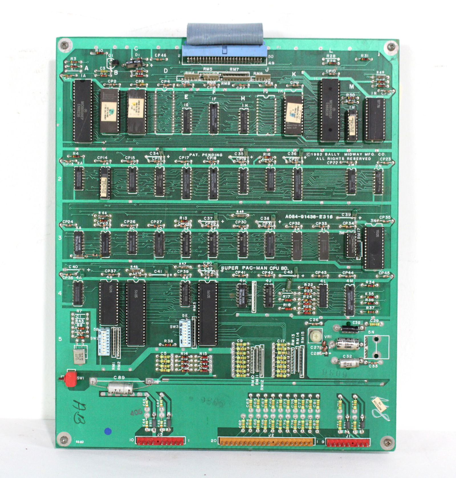 Bally Midway Super Pac-Man Arcade Game Boardset (1 of 2)