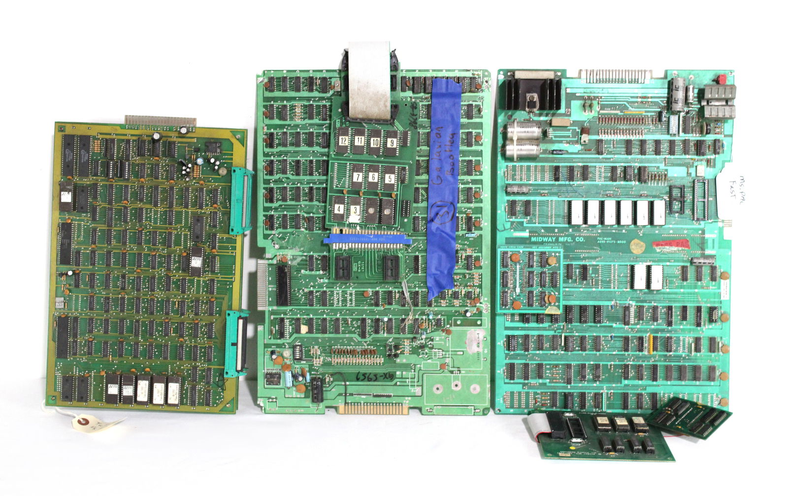 Ms. Pac-Man, Galaxian Aftermarket and Two Bit Score Ms. Pac-Man Boards (1 of 1)
