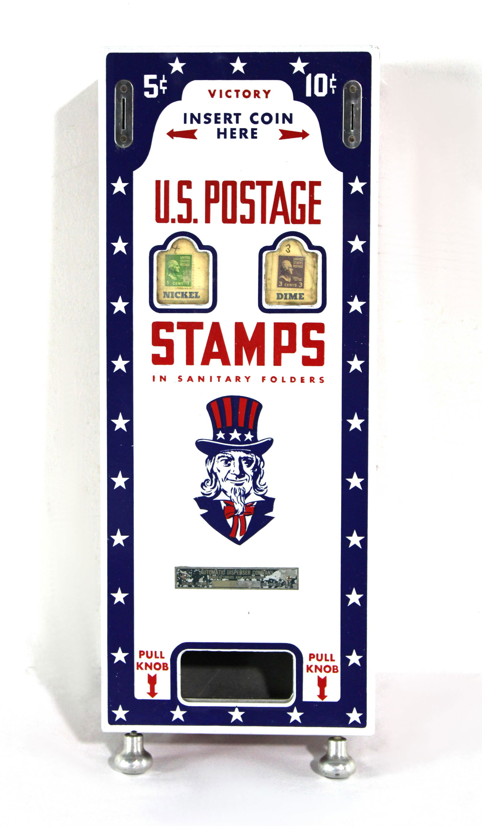 Porcelain Victory Wallmount Stamp Dispenser / Vendor (1 of 5)