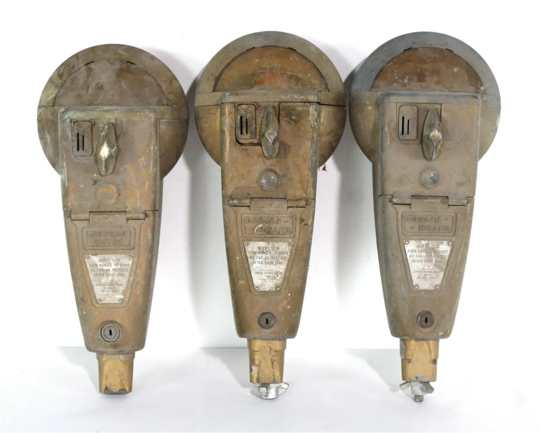 Duncan Miller Parking Meters, Lot of Three (1 of 2)