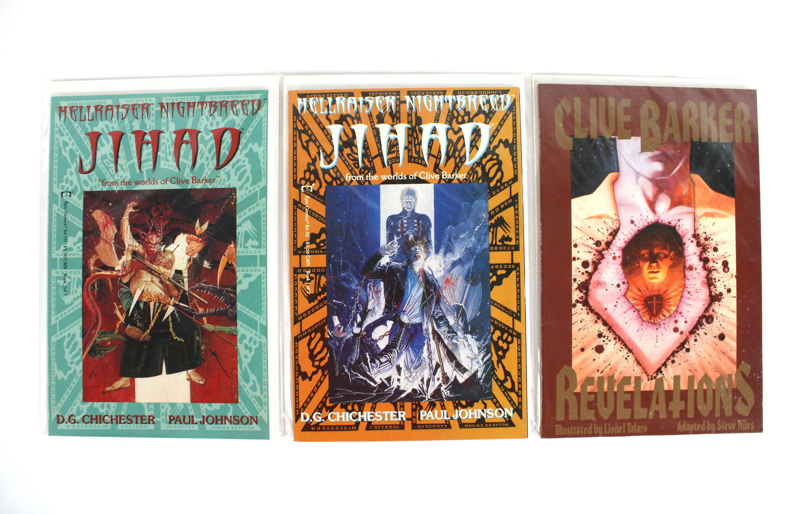 Clyde Barker's Revelations / Hellraiser / Night Breed Jihad Graphic Novels (1 of 1)