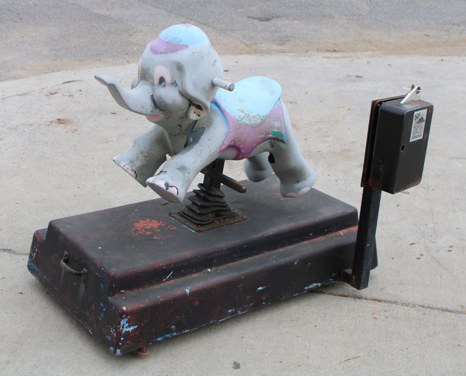 Elephant Small Coin Op Kiddie Ride (1 of 2)