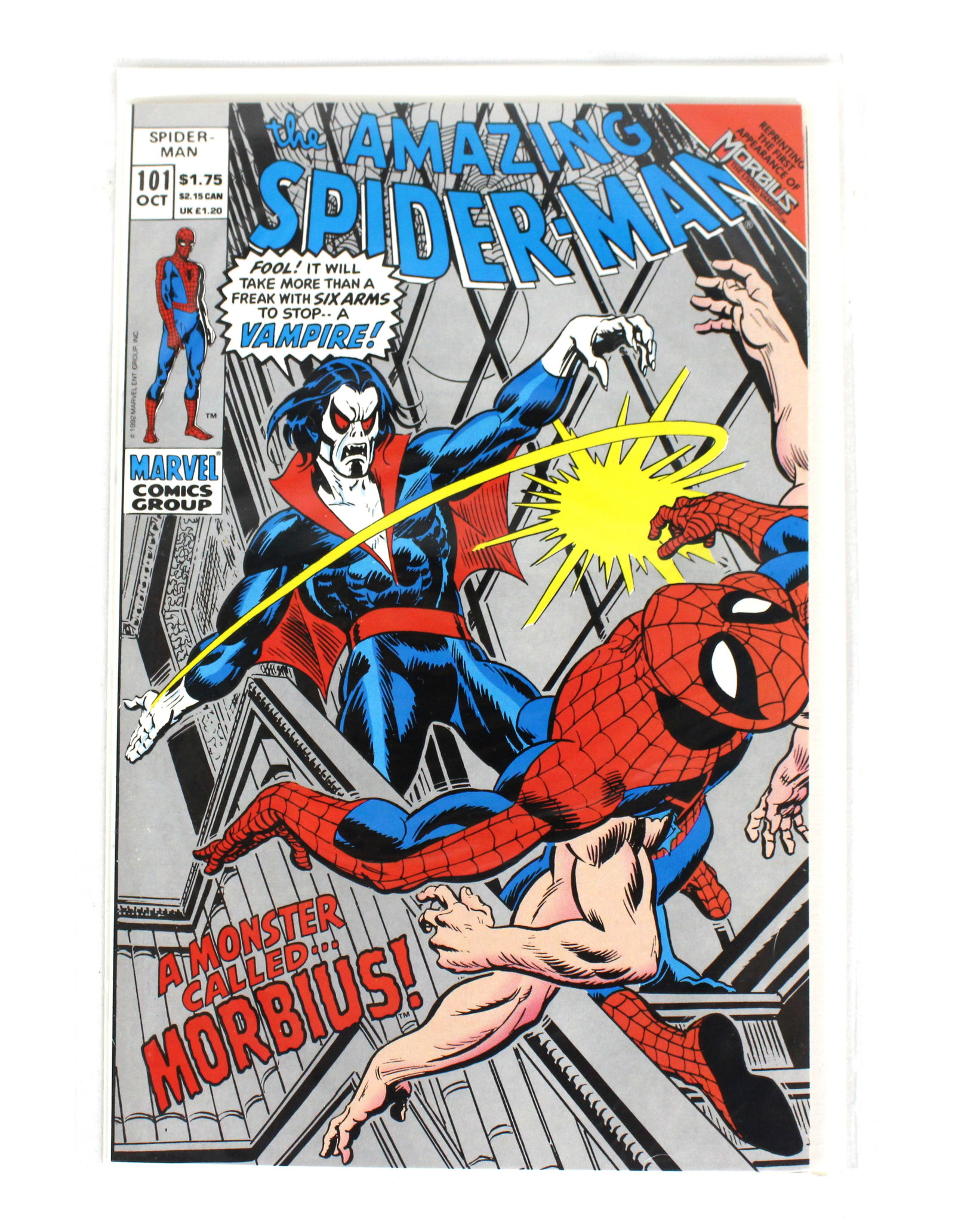The Amazing Spider-Man Issue 101, First Appearance of Morbius, Marvel Comics (1 of 1)