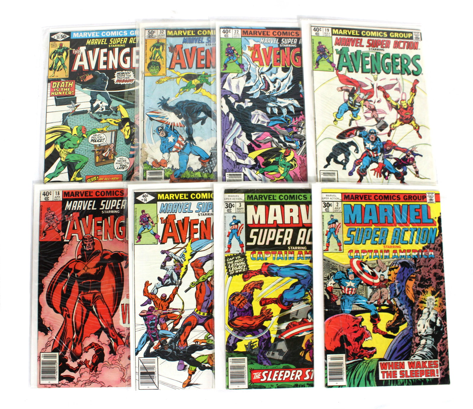 Marvel Super Action Featuring The Avengers and Captain America, Marvel Comics (1 of 2)