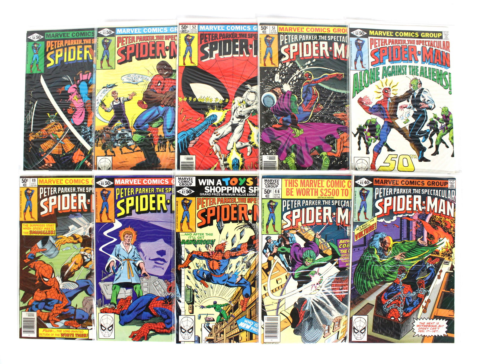 Peter Parker, The Spectacular Spider-Man, Marvel Comics (Lot 5) (1 of 1)