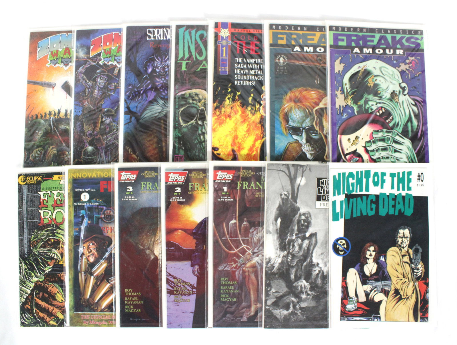 Lot of Indie Horror Comics incl.  NOTLD and Freaks' Amour (1 of 1)