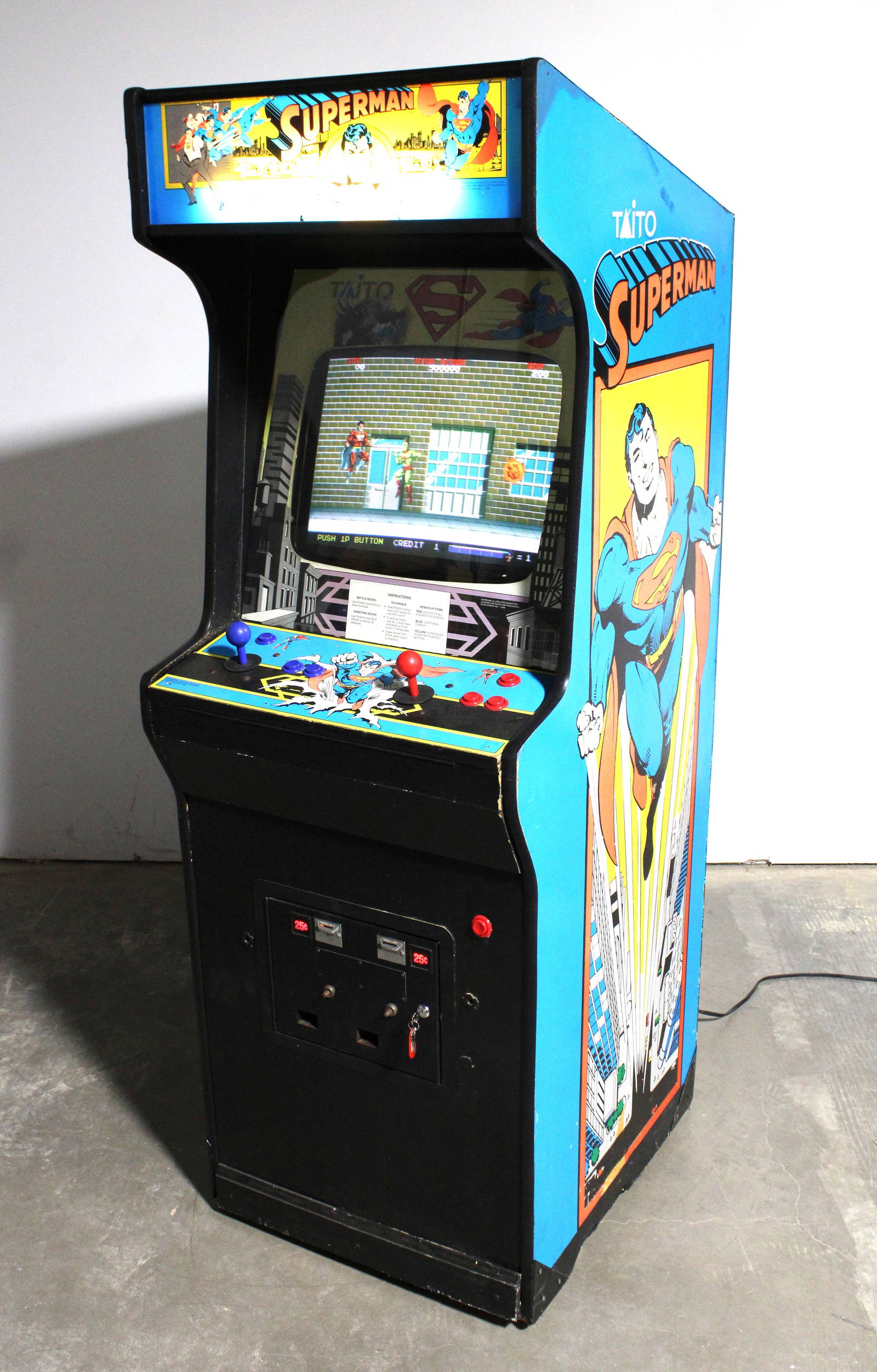 Taito Superman Arcade Game Auction