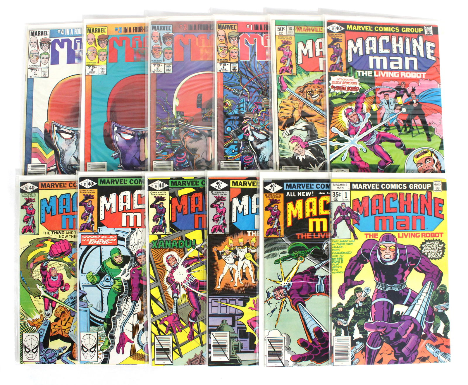 Machine Man incl. Issue 1 and Four Part Limited Series, Marvel Comics (1 of 2)