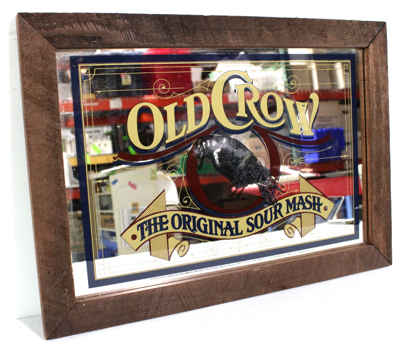 Old Crow Sour Mash Bourbon Whiskey Mirror (1 of 1)