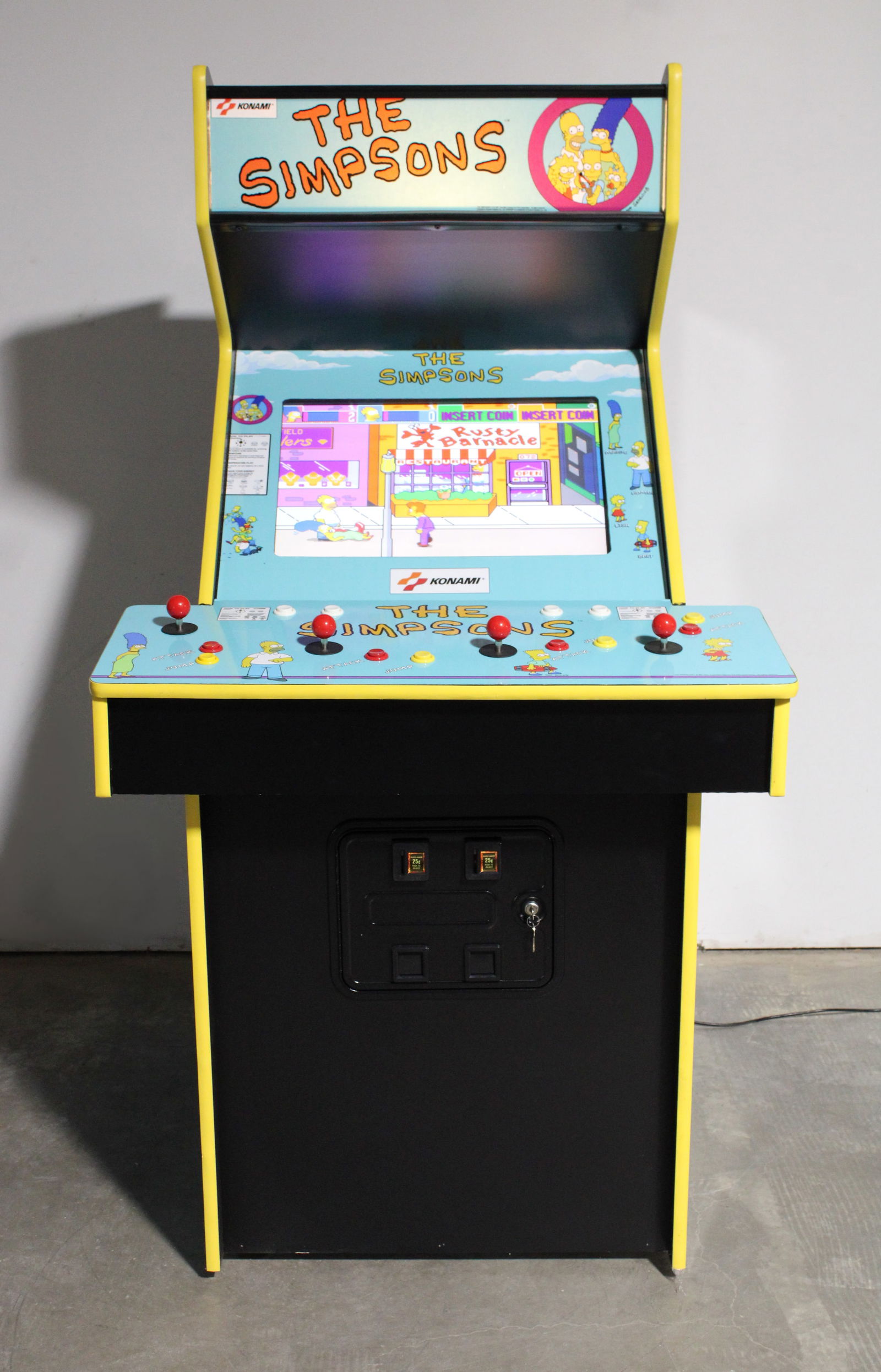 Konami The Simpsons Arcade Game, New Build (1 of 4)