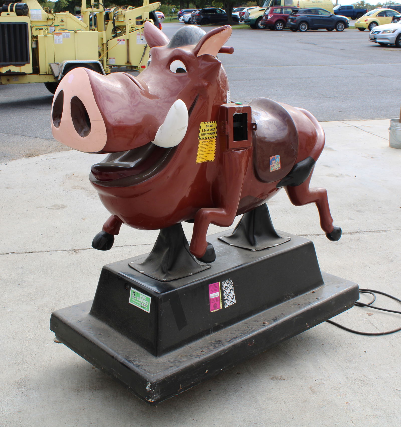 Pumba Lion King Coin Op Kiddie Ride (1 of 2)