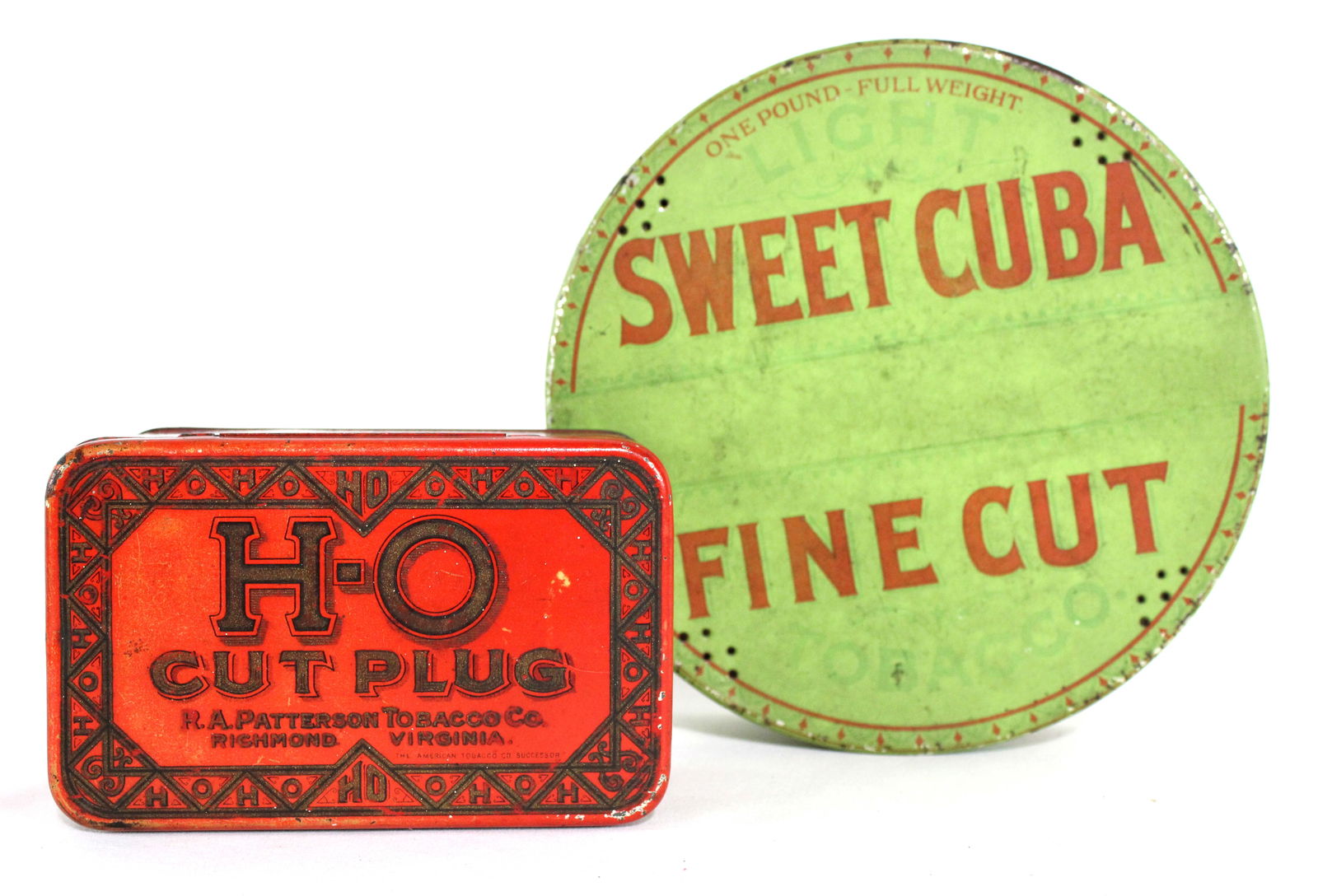 Sweet Cuba and H-O Plug Tobacco Tins (1 of 4)