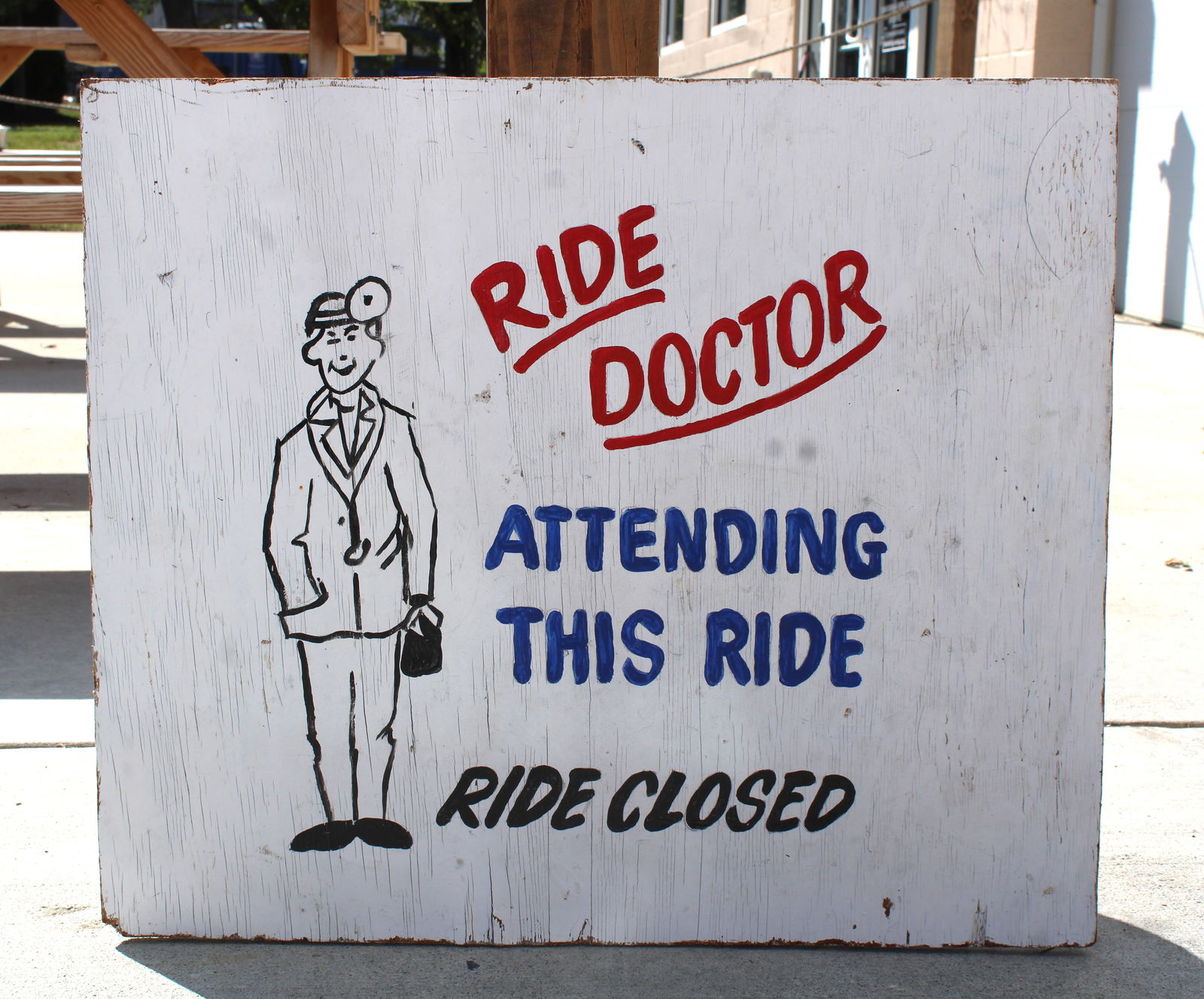 Conneaut Lake Park, PA Amusement Park Sign "Ride Doctor" (1 of 1)