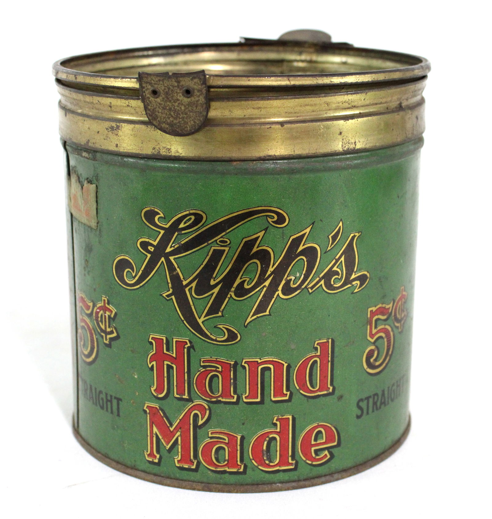 Kipp's 5 Cent Cigar Countertop Tobacco Tin (1 of 5)