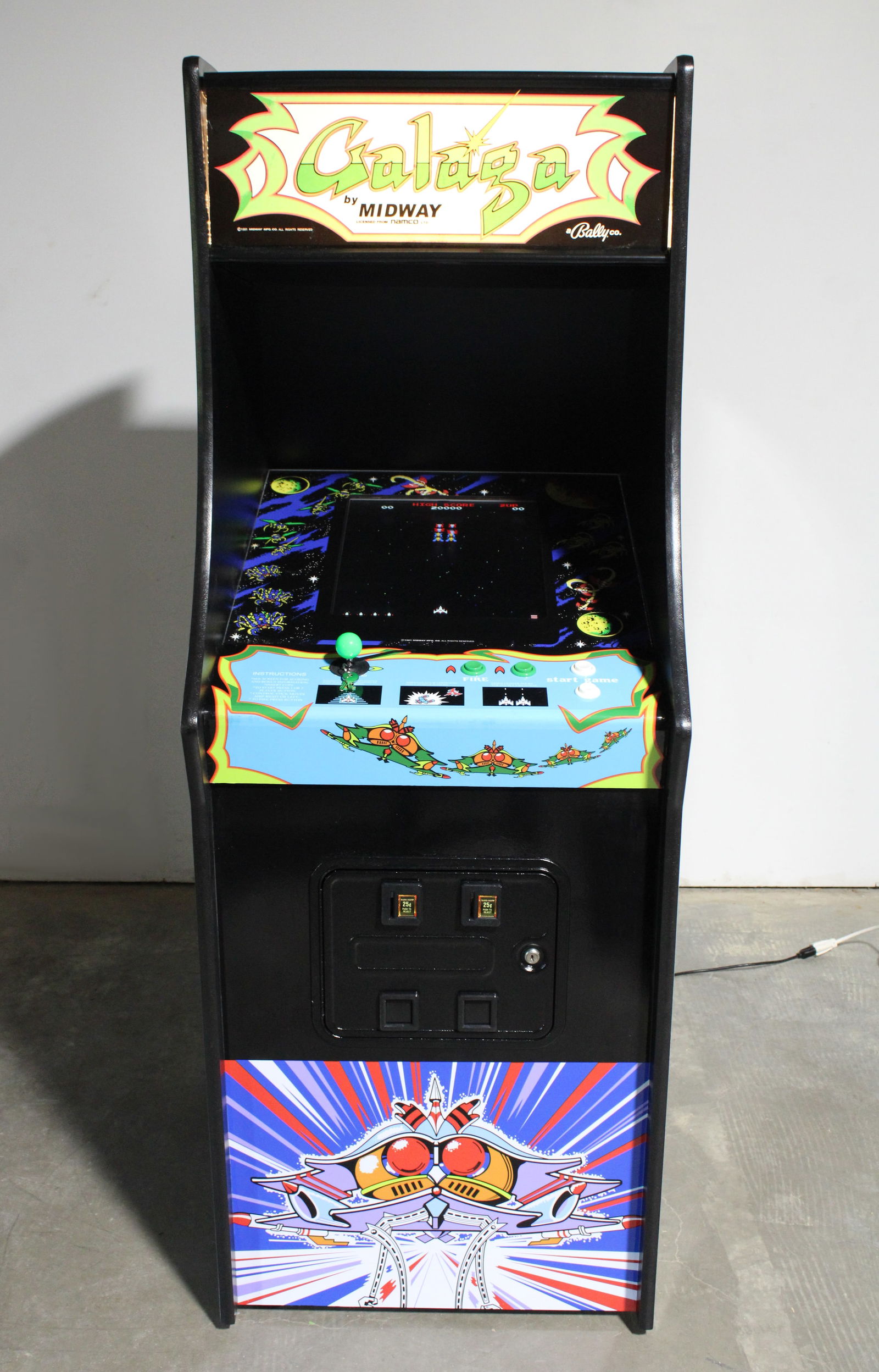 Bally Midway Galaga Arcade Game, New Build (1 of 4)