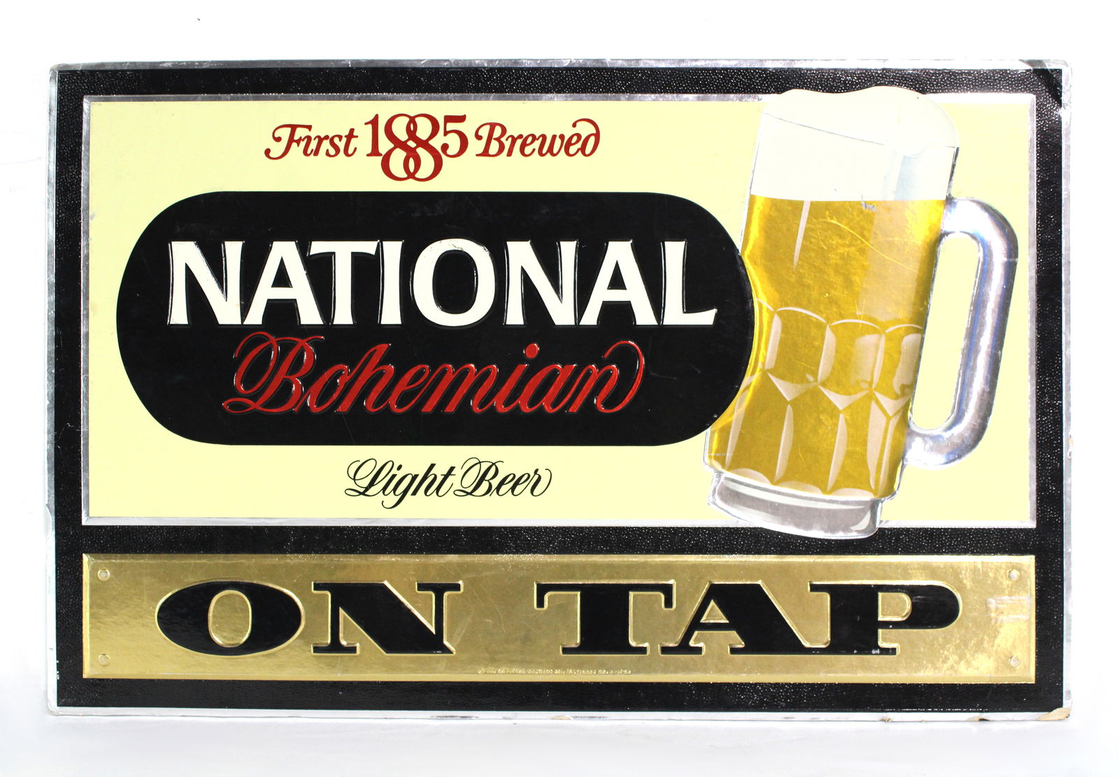 National Bohemian, Natty Boh "On Tap" Beer Sign (1 of 2)