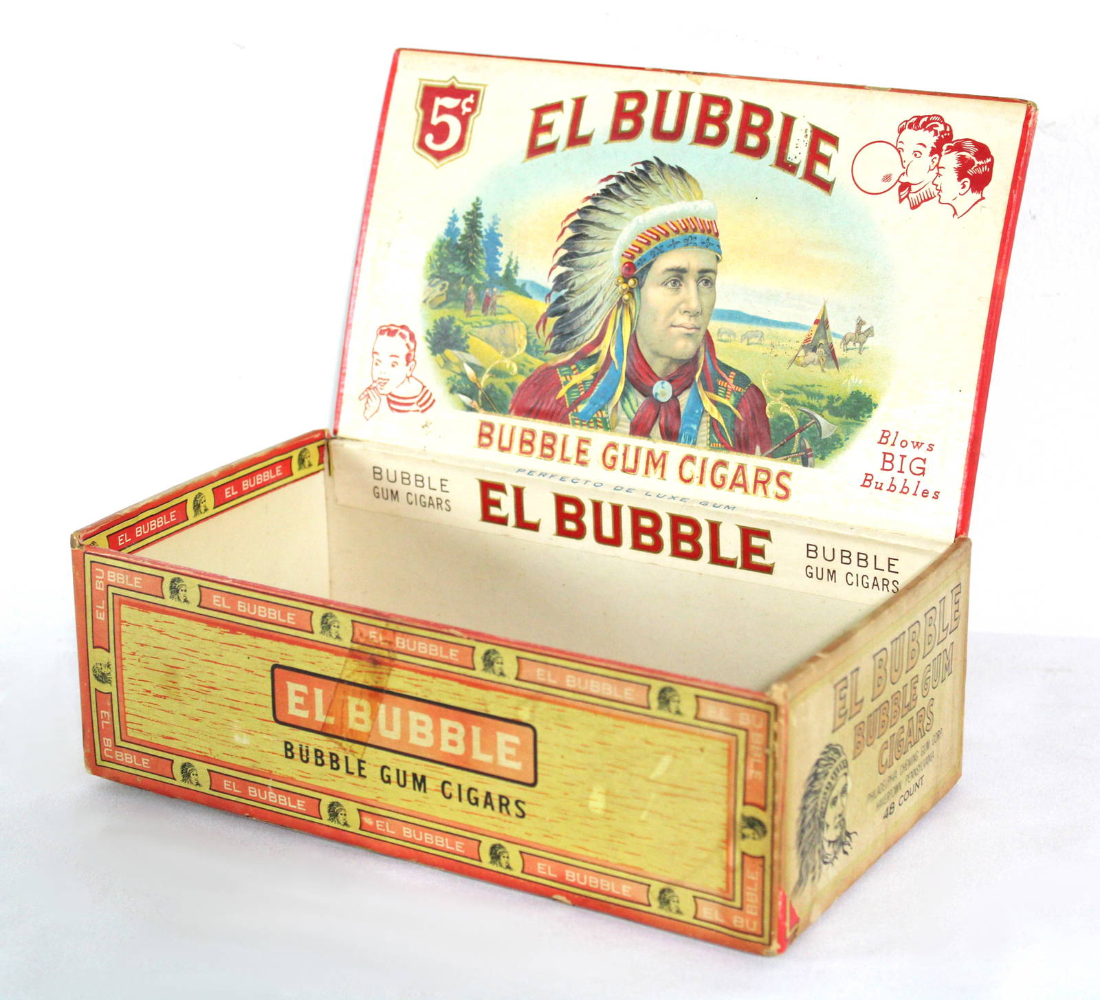 El Bubble, Bubble Gum Cigar Box Oct 12, 2023 Jaybird Auctions In Md