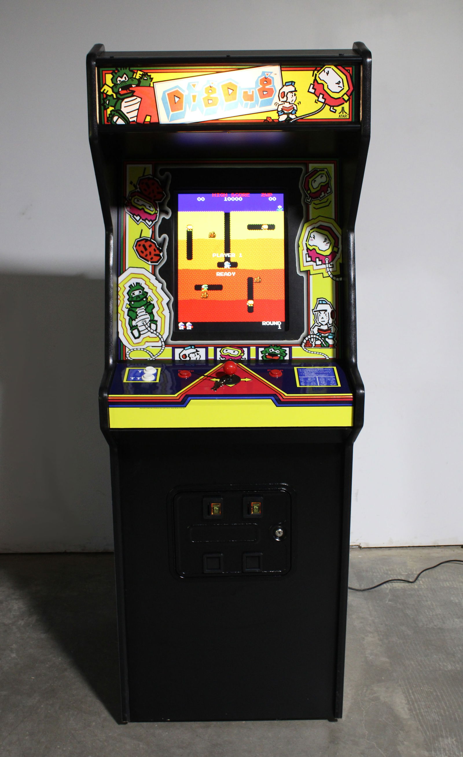 Atari Dig Dug Arcade Game, New Build (1 of 4)
