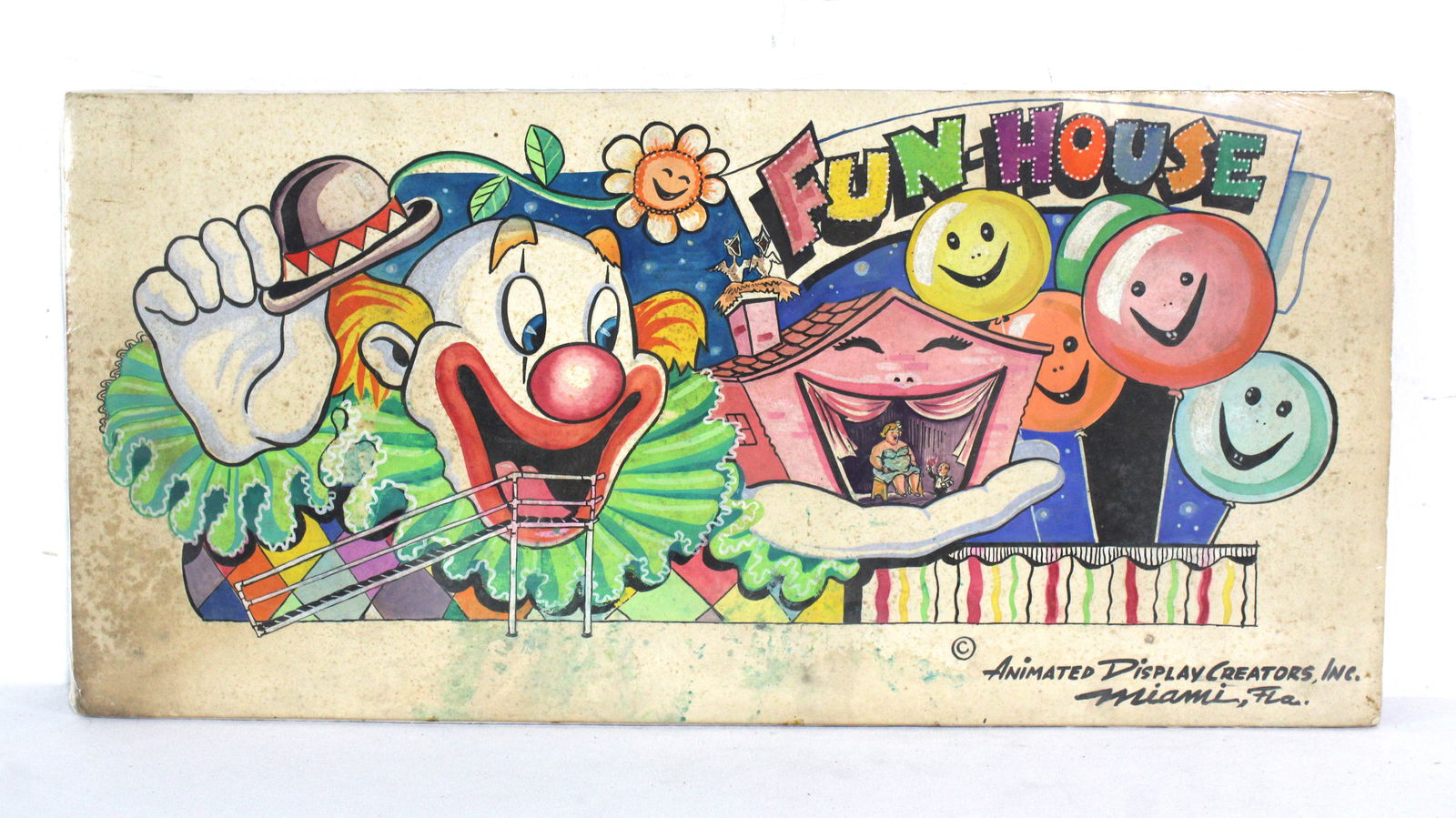 Fun-House Carnival Concept Art for Animated Display Creators, Circa 1930s (1 of 1)