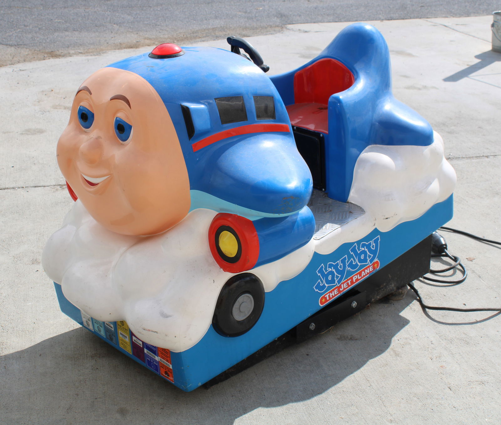 Jay Jay the Jet Plane Coin Op Kiddie Ride (1 of 3)