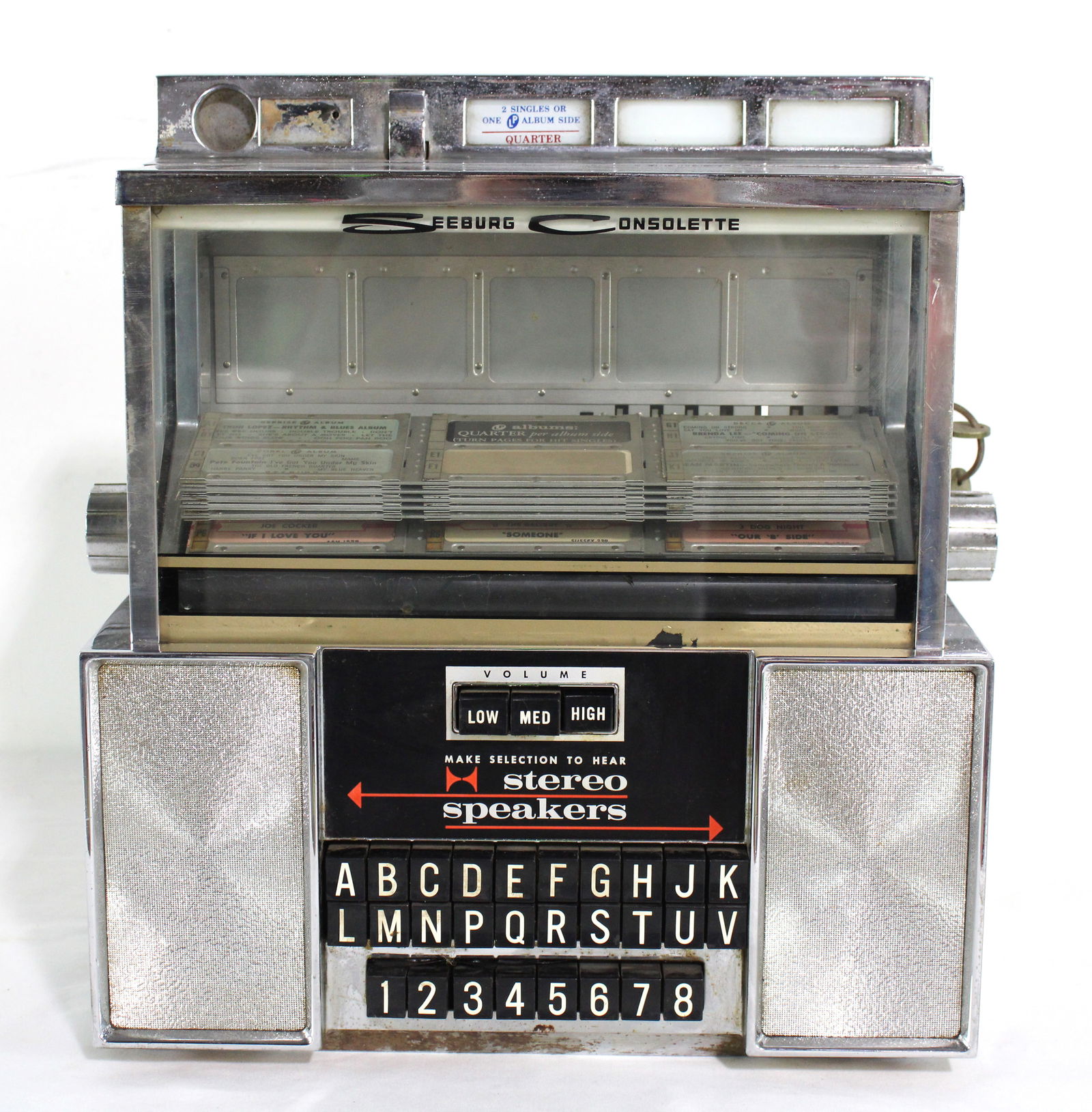 Seeburg Consolette Wallbox with Key (1 of 3)