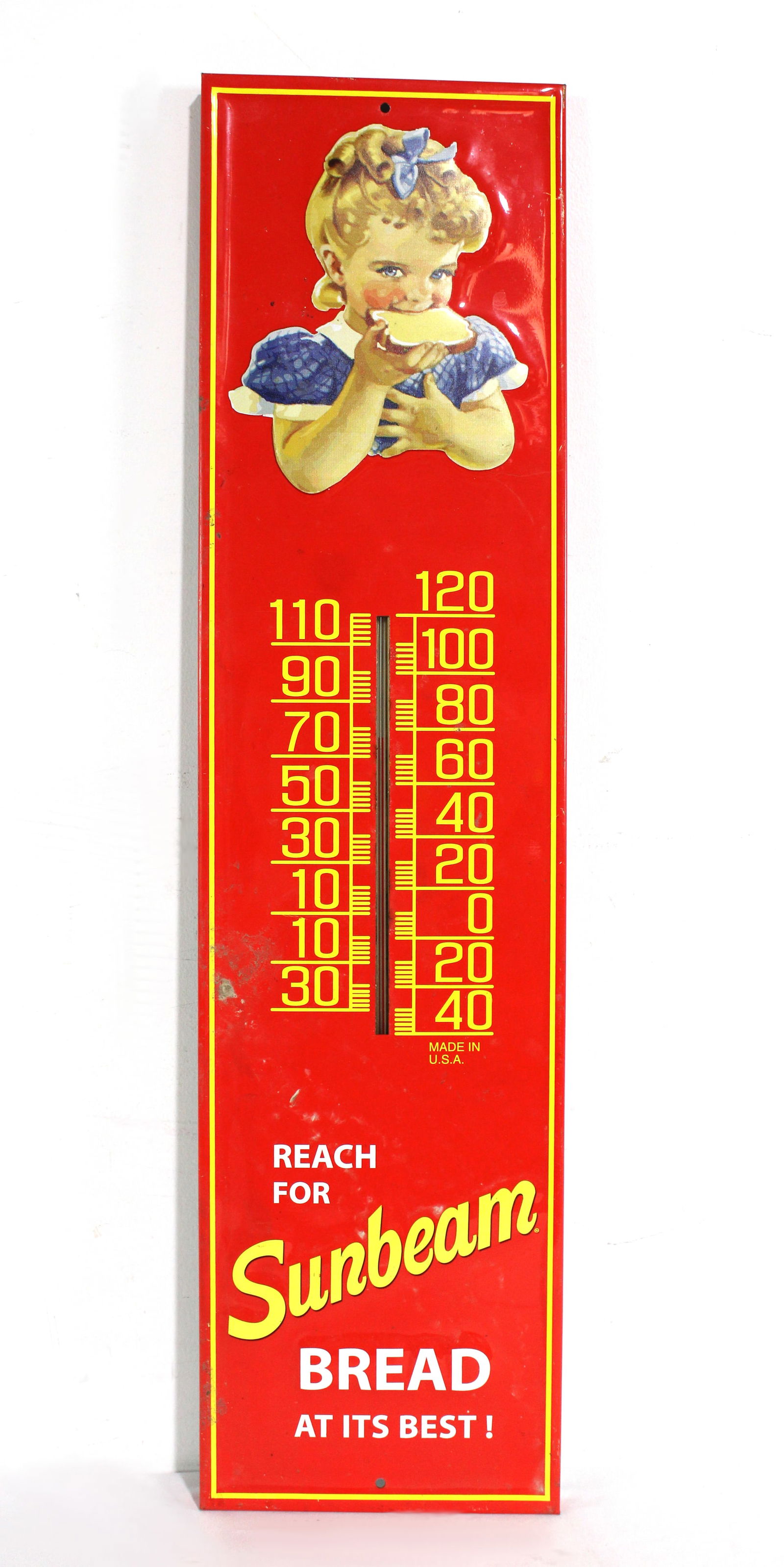 Sunbeam Bread Advertising Thermometer (1 of 1)