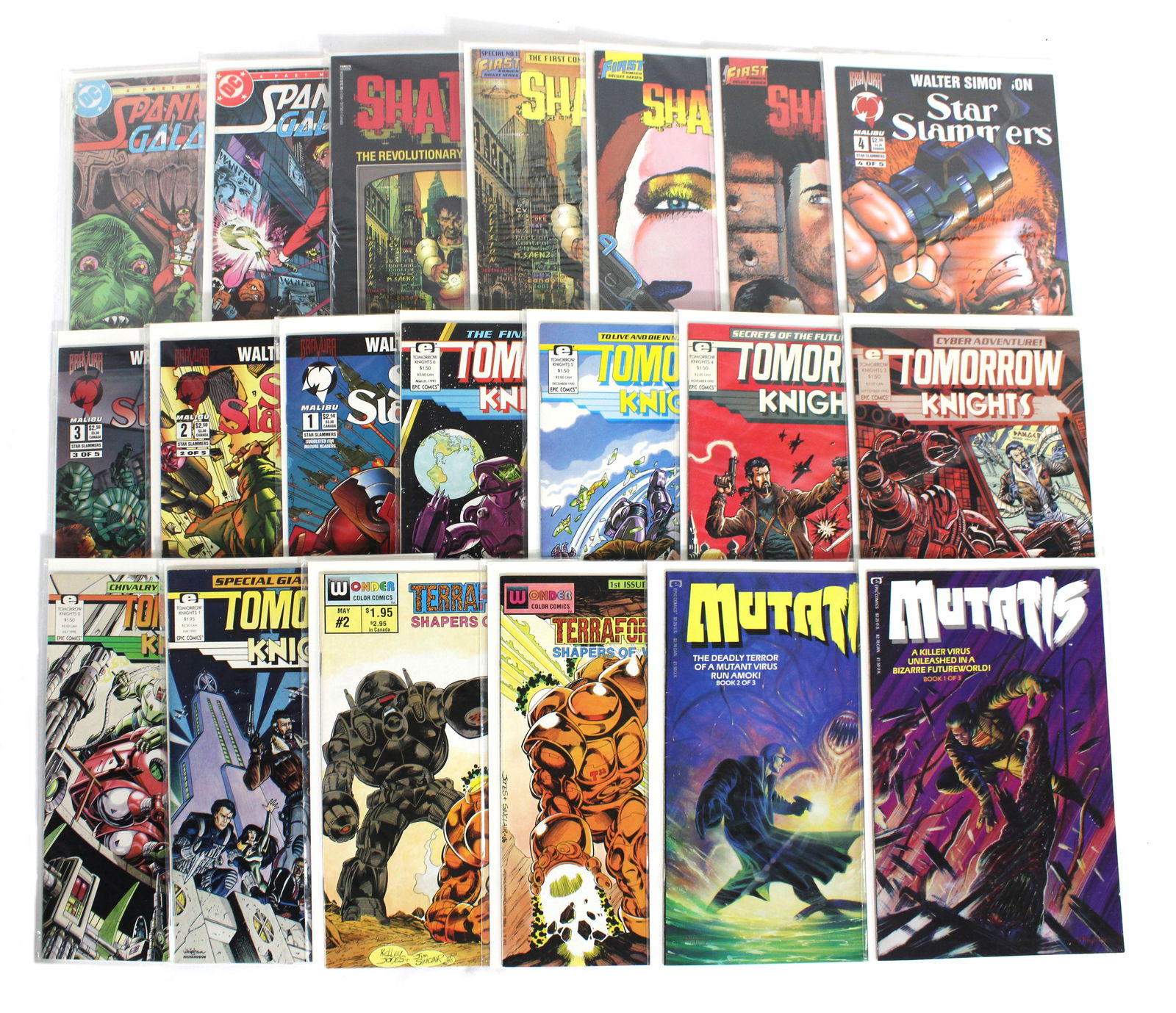 Sci-Fi Comic Books Mixed Lot including Shatter Graphic Novel (1 of 1)