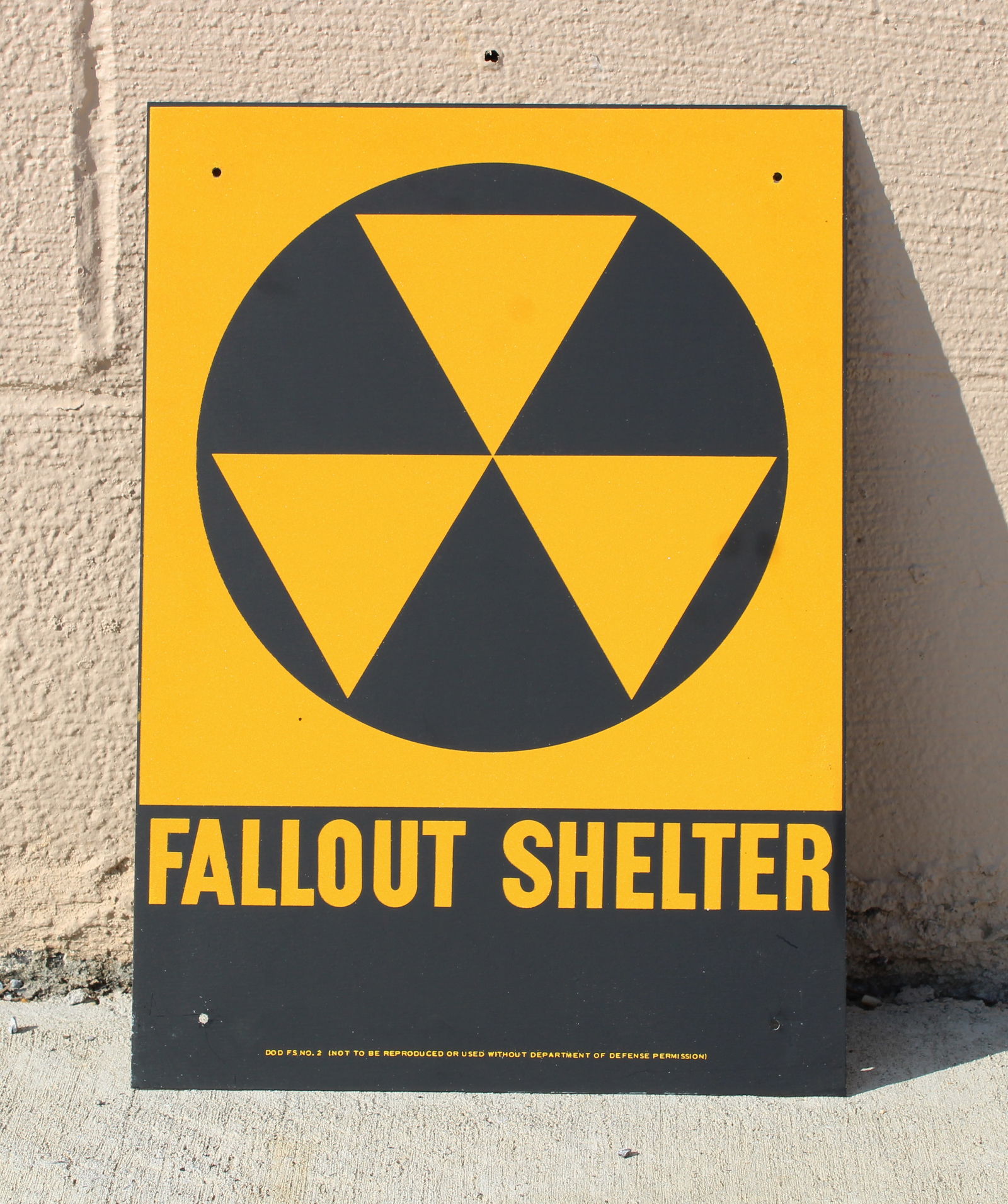 NOS Fallout Shelter Sign (1 of 1)