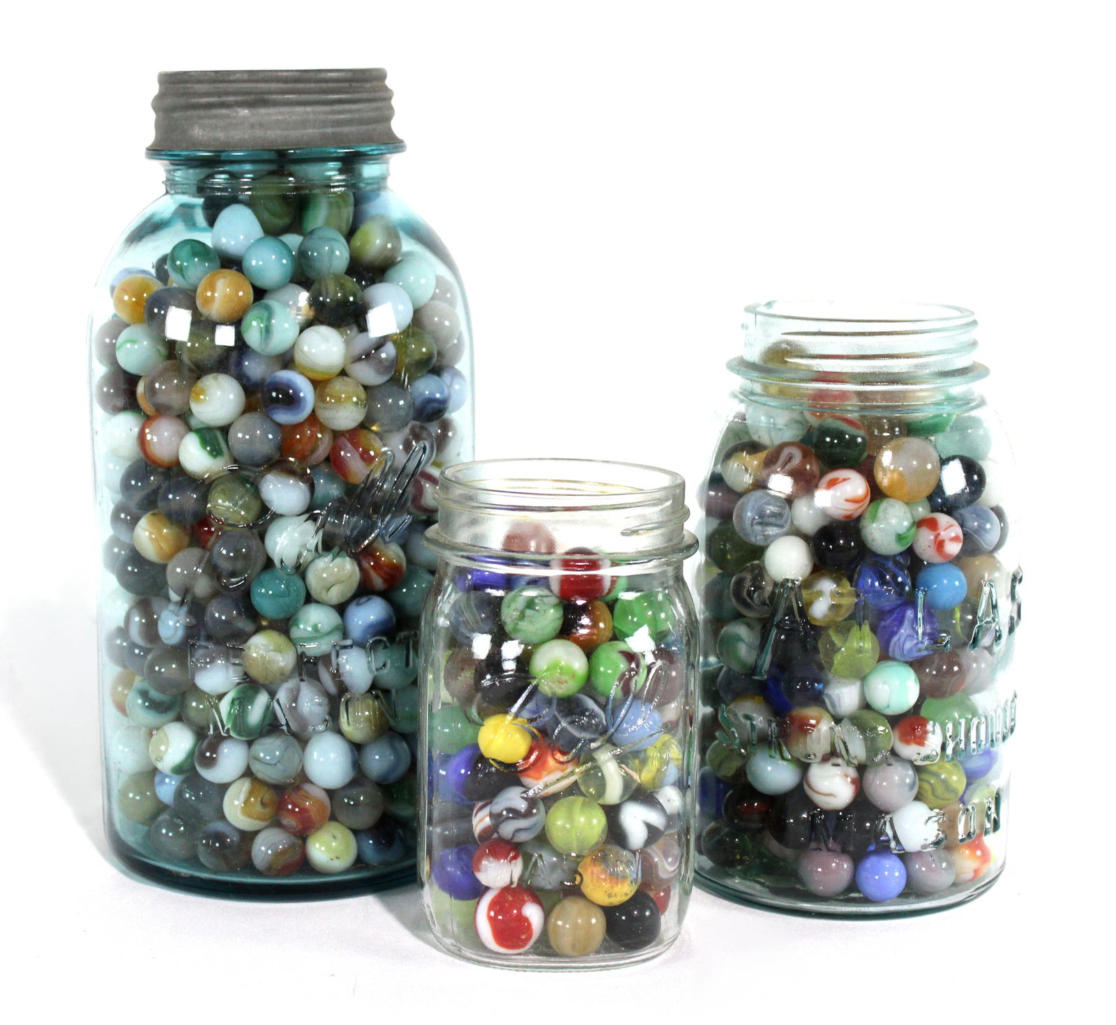 Large Lot of Assorted Marbles, Lot 1 (1 of 3)