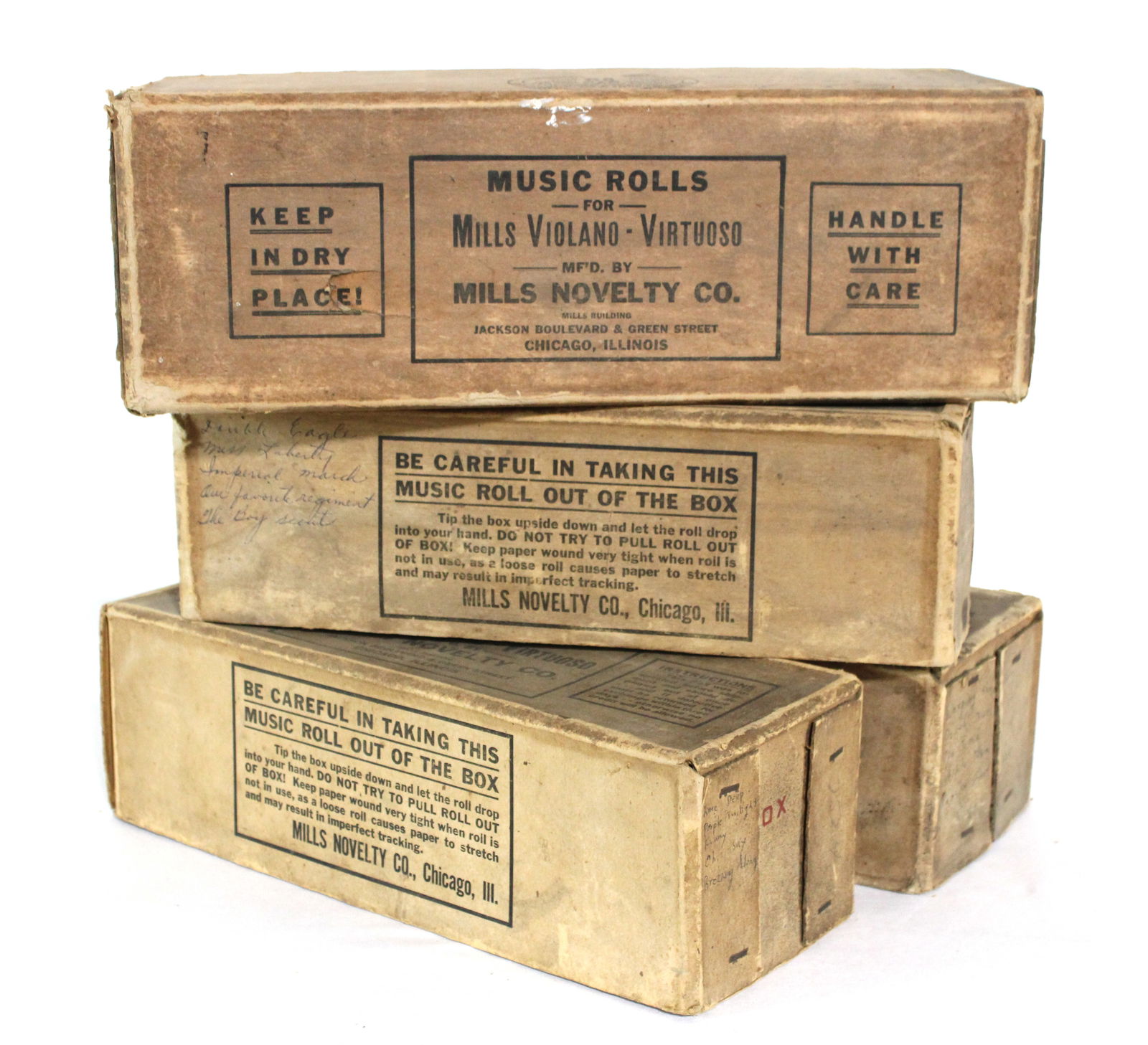 Mills Violano Music Rolls For Player Pianos Nickelodeon (1 of 5)