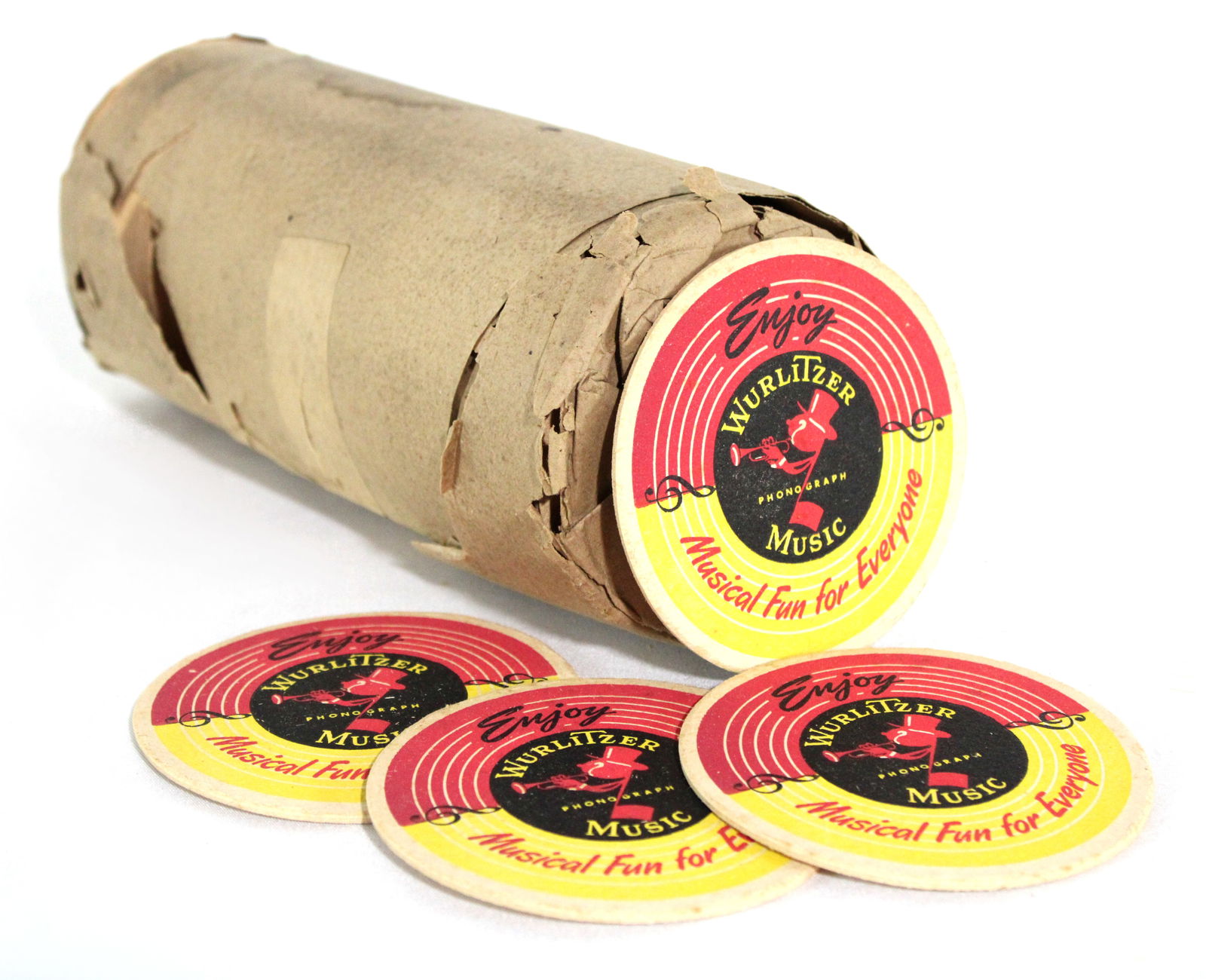 NOS Wurlitzer Jukebox Coasters, Approx. 200 (1 of 3)