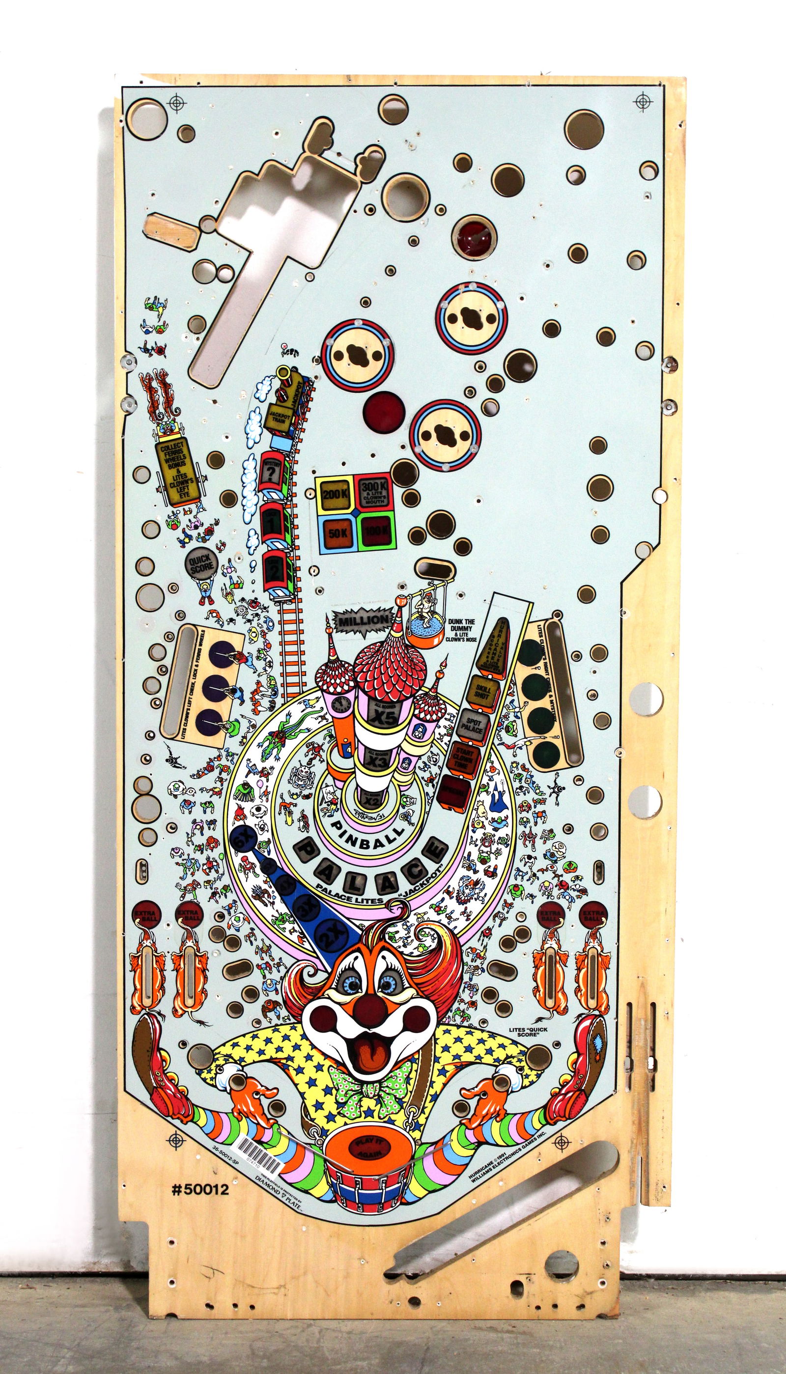Williams Hurricane Pinball Playfield (1 of 4)