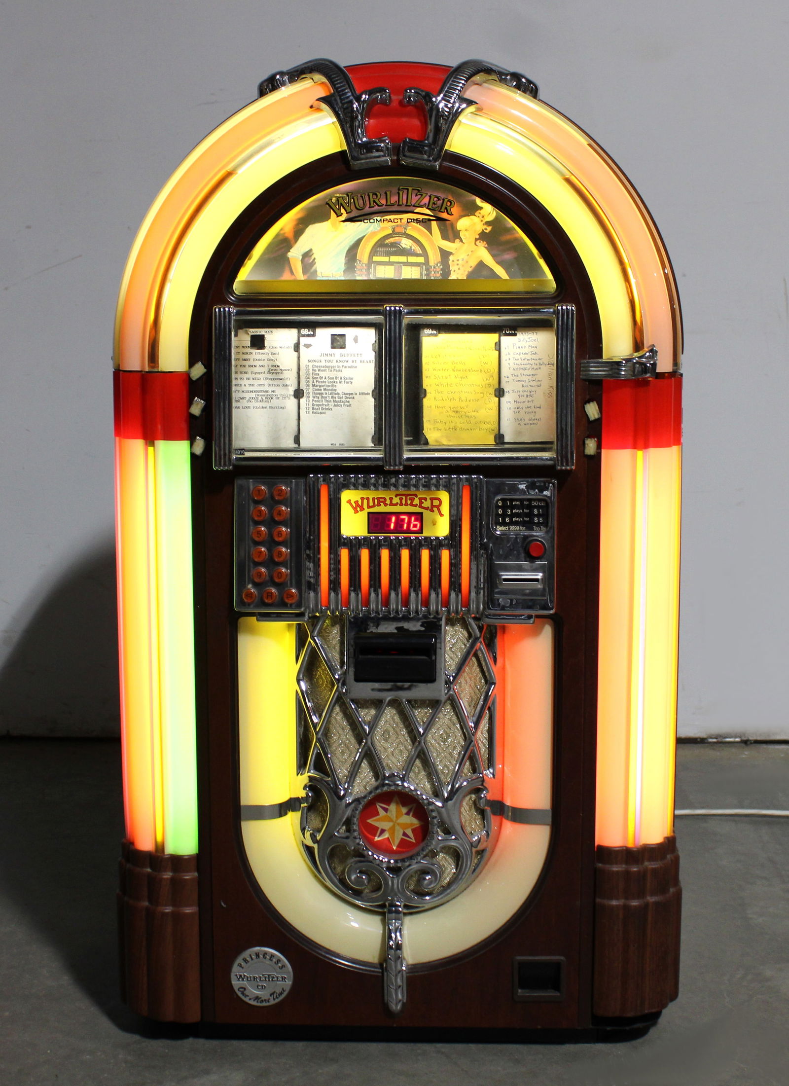 Wurlitzer Princess OMT CD Jukebox (1 of 9)