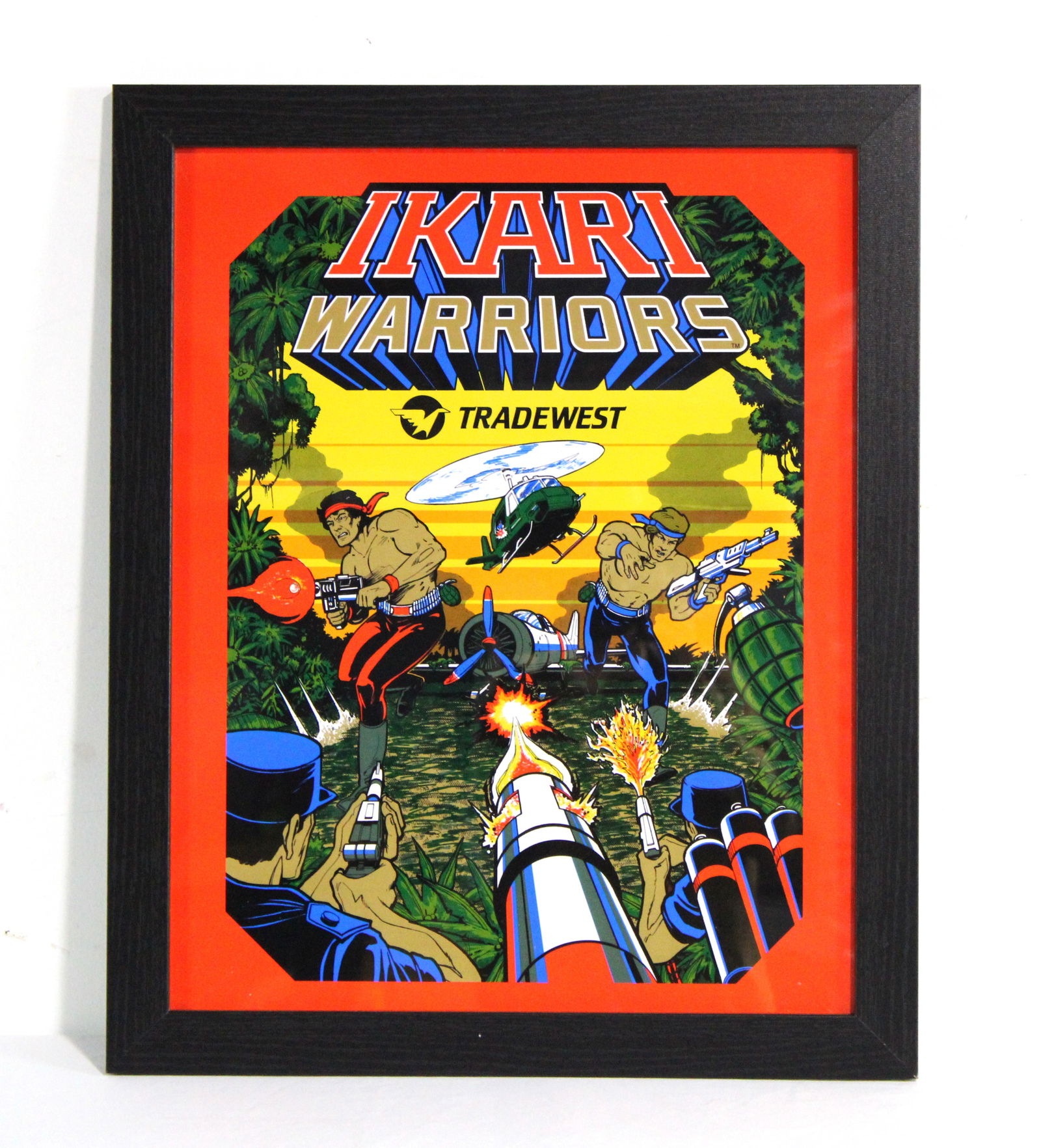 Ikari Warriors Arcade Art, Framed (1 of 1)