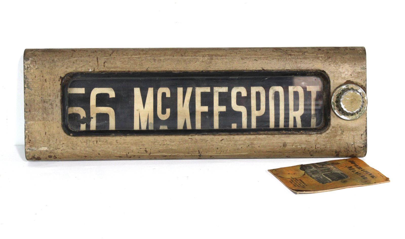 Transit Bus Window with Marquee from Pittsburgh, PA (1 of 3)