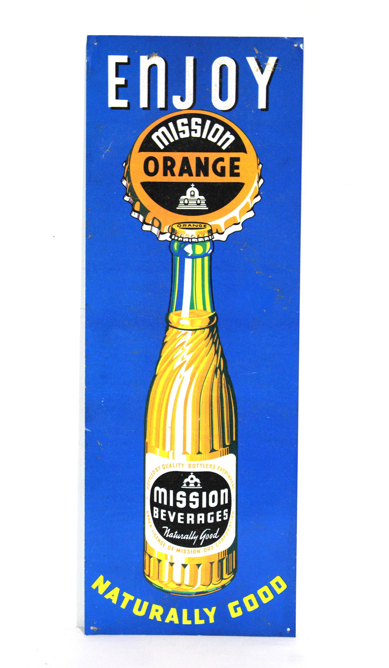 Enjoy Mission Beverages Tin Sign (1 of 2)