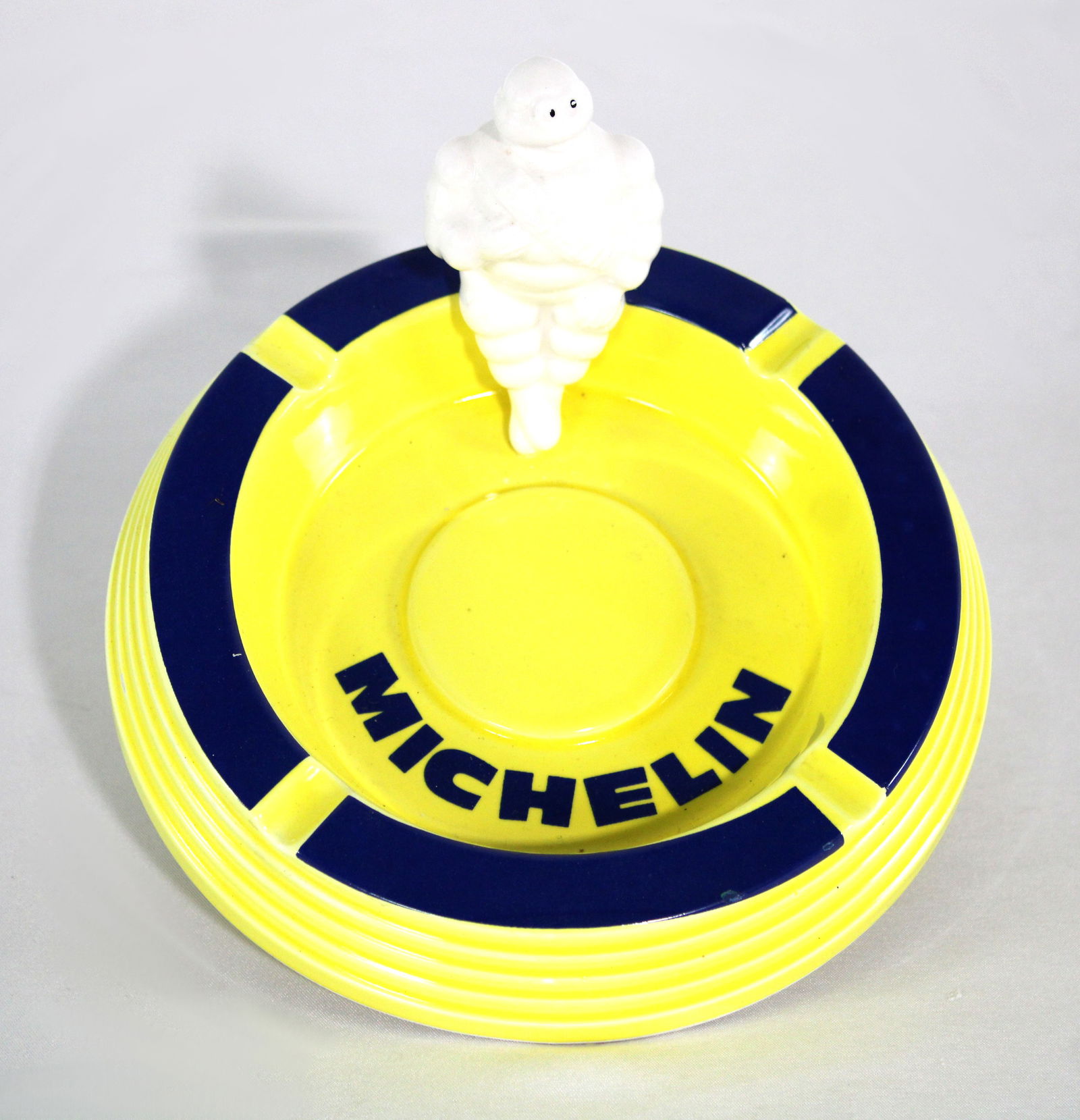 Michelin Man Porcelain Ashtray (1 of 3)
