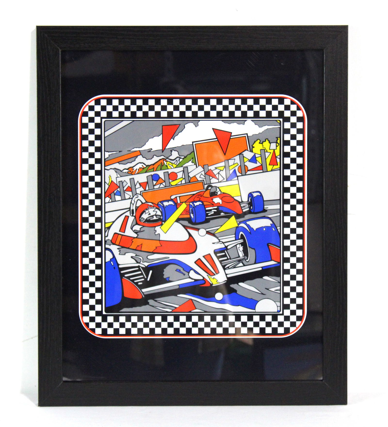 Atari Pole Position Arcade Art, Framed (1 of 1)