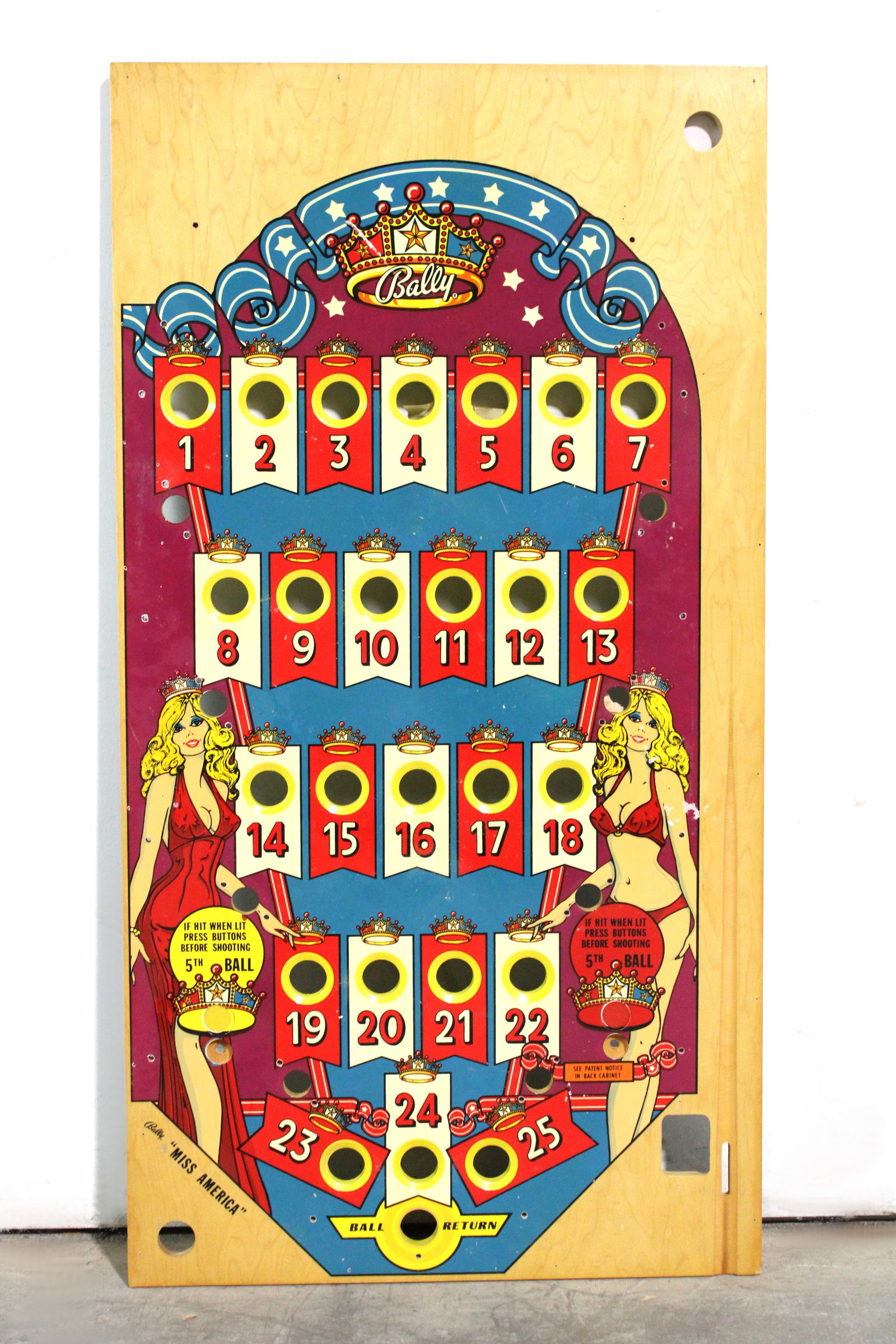 Bally Miss America Bingo Playfield (1 of 1)