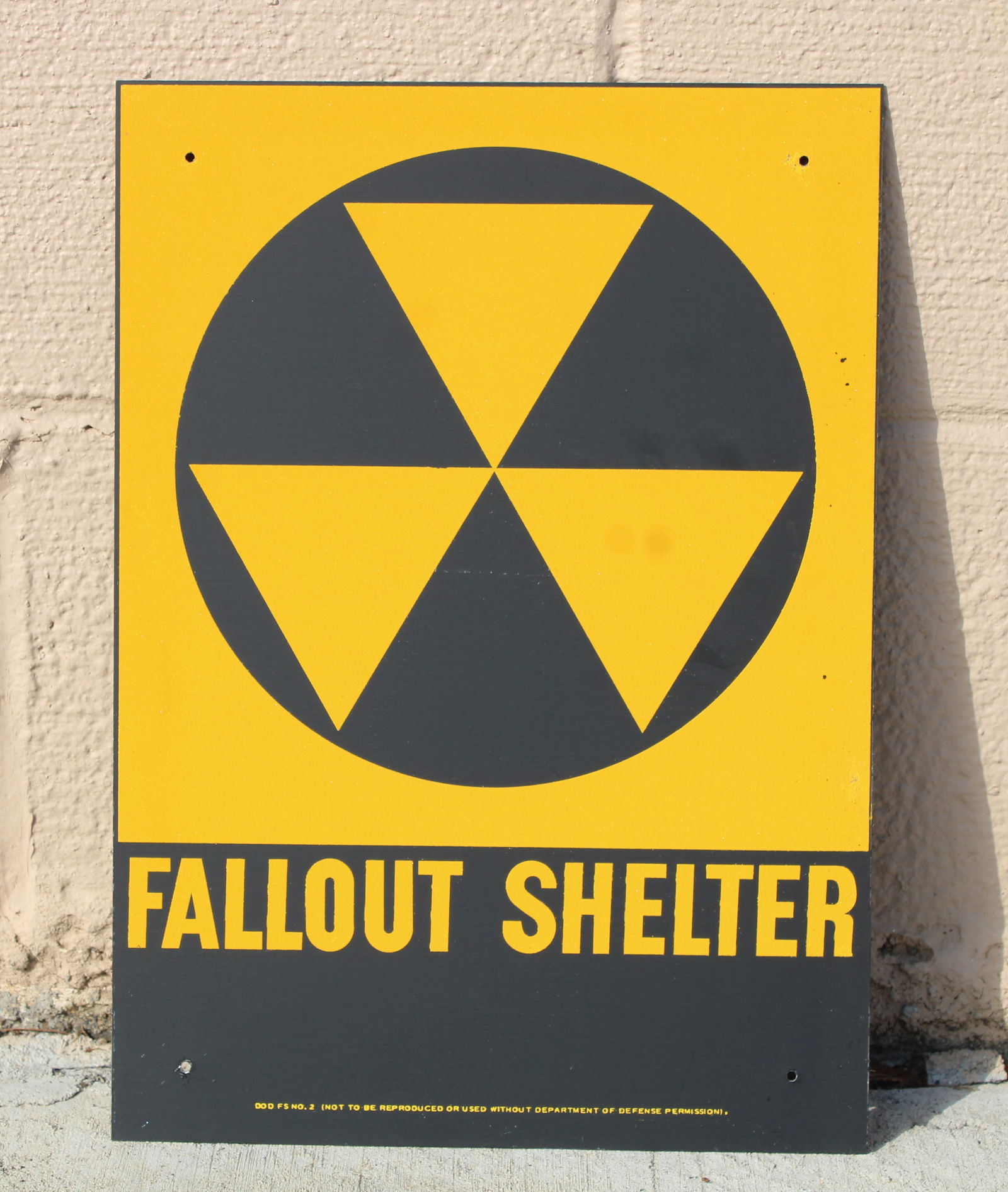 NOS Fallout Shelter Sign (1 of 1)