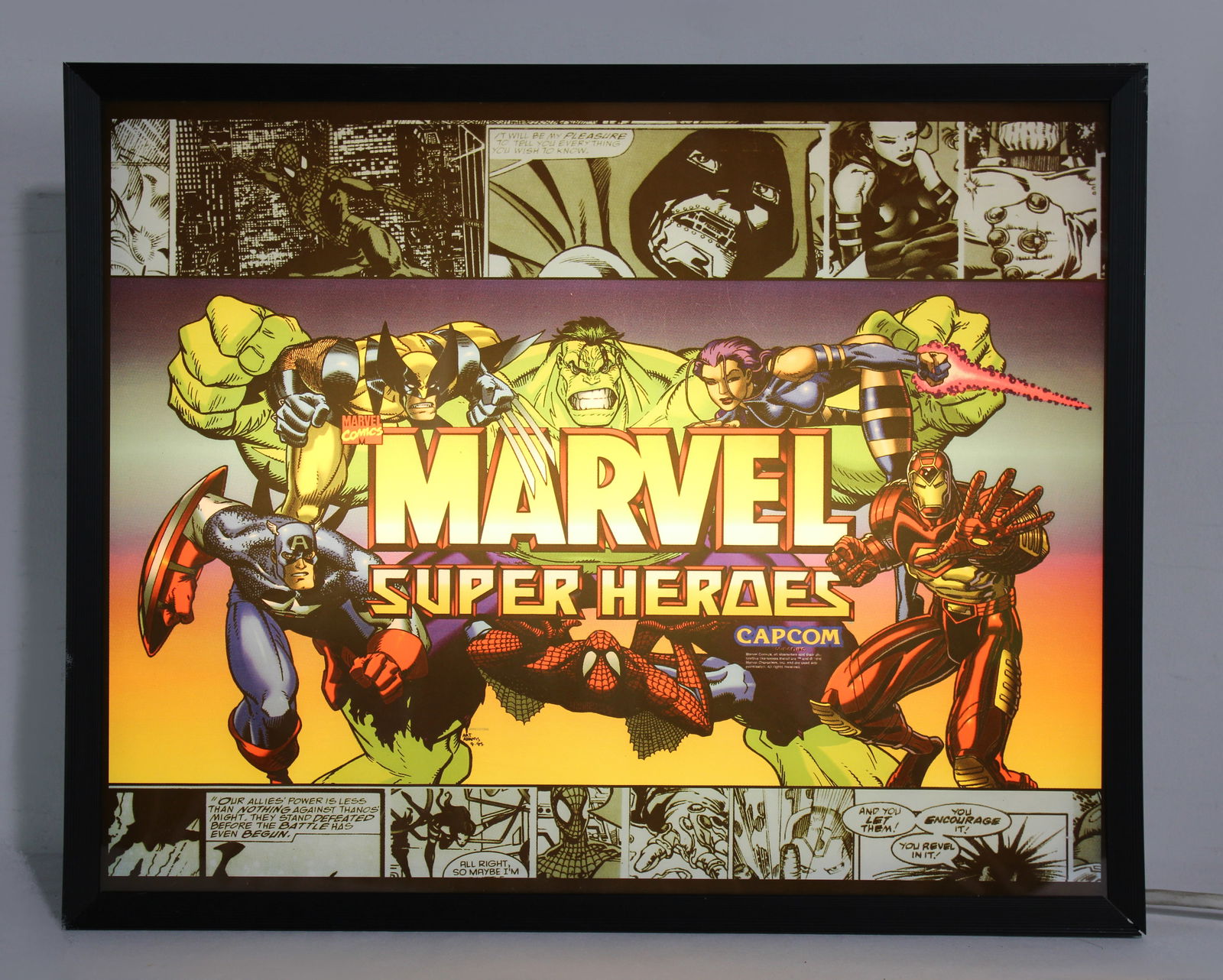 Capcom Marvel Super Heroes Light Box (1 of 1)