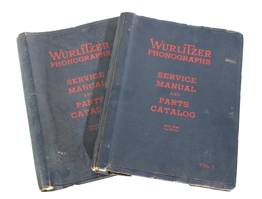 Wurlitzer Jukebox Service Manual Vol. 1 & 2 (1 of 5)