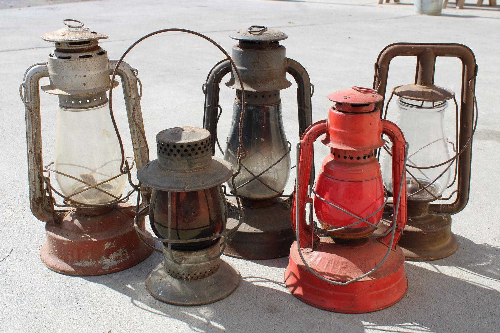 Railroad Lanterns incl. Dietz (1 of 1)