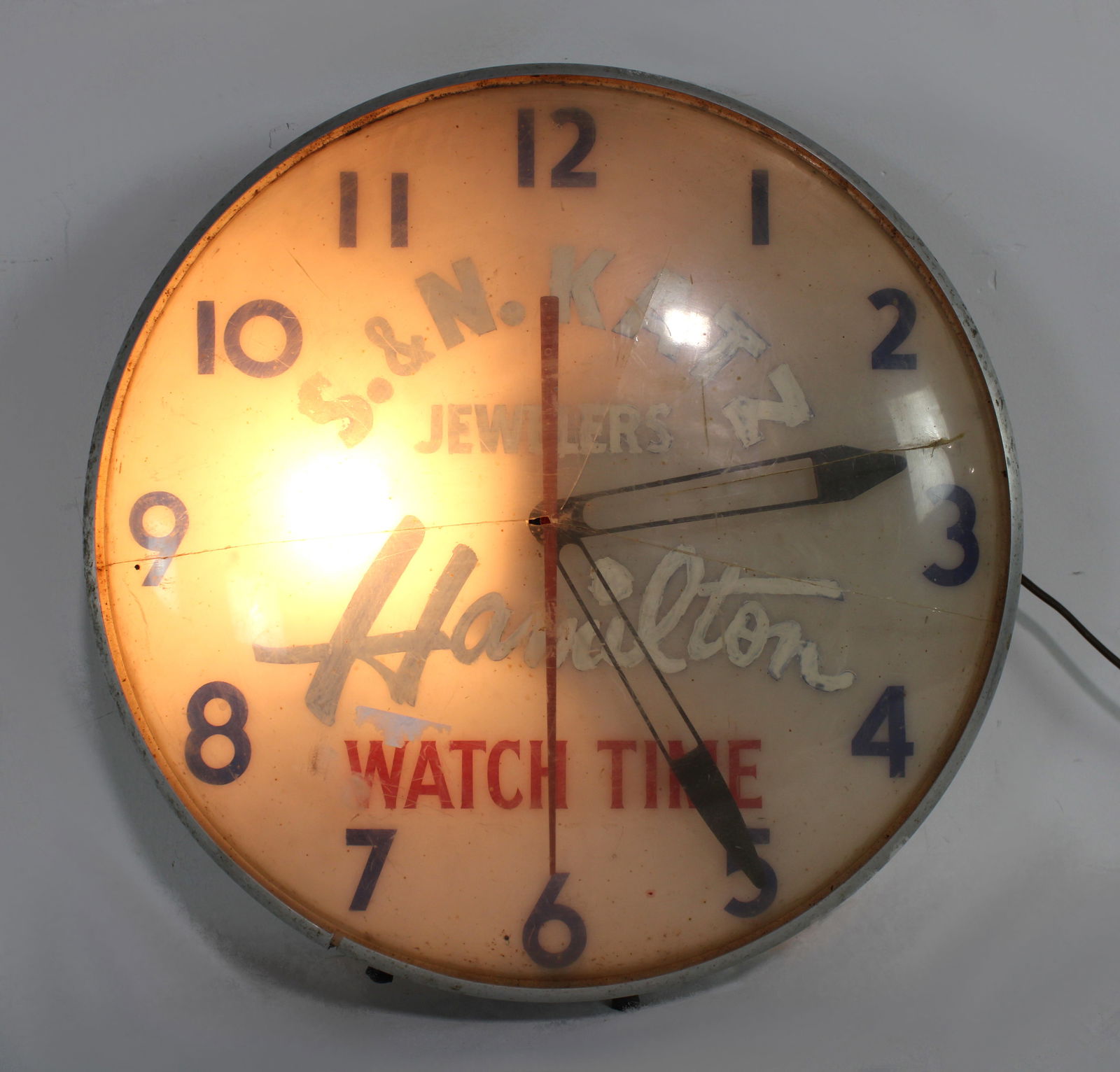 Hamilton Watch Bubble Clock (1 of 1)